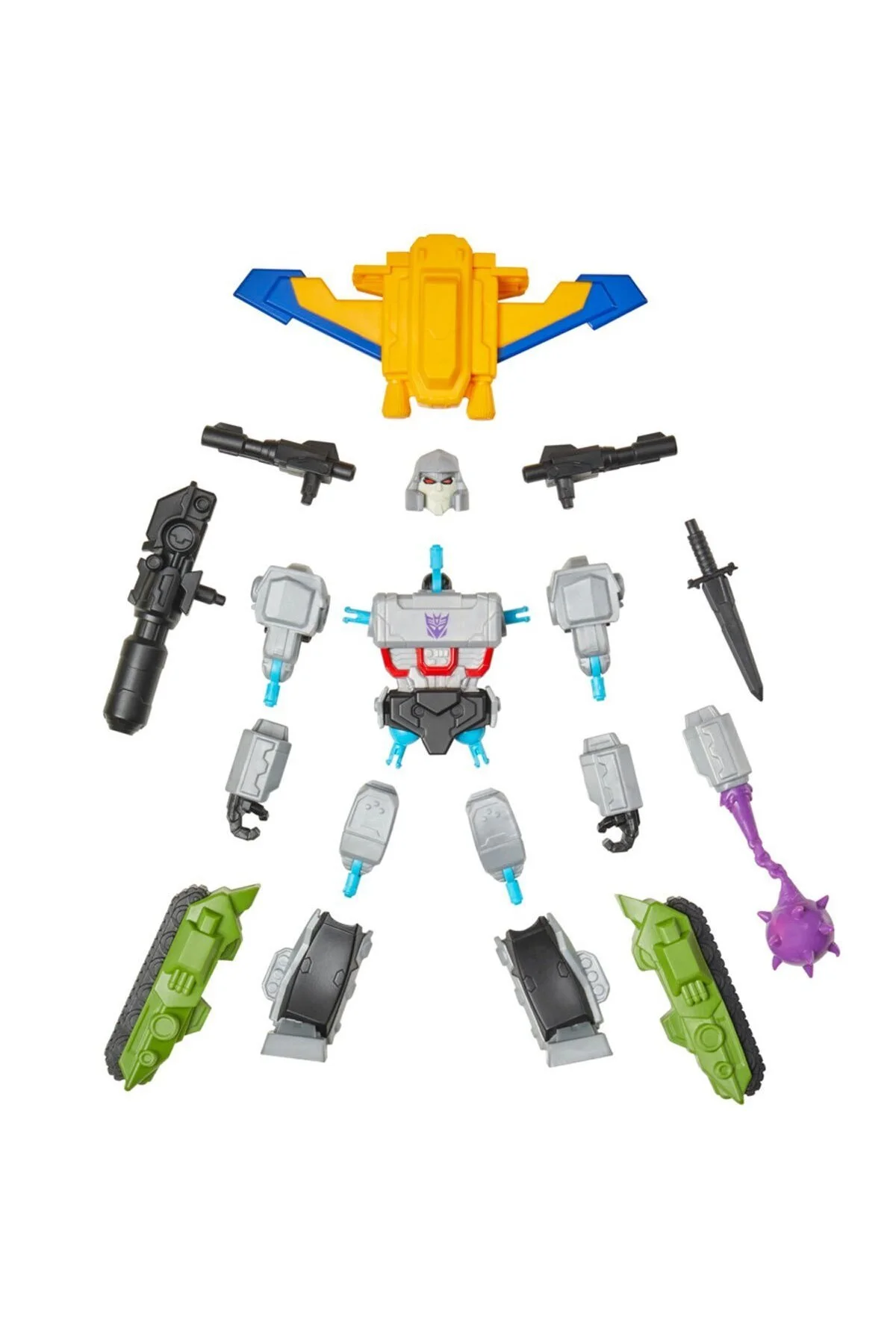اسباب بازی های فیگور شخصیت شکل MEGATRON اقدام به تجزیه شده MASHERS مجوز اصلی transformers