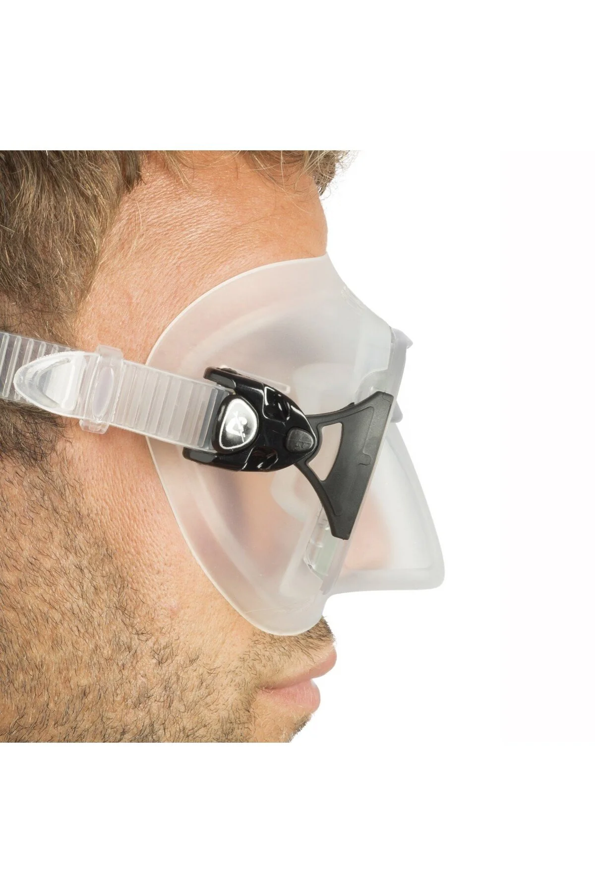 ماسک و اسنورکل شیرجه CALIBRO CLEAR BLACK cressi sub