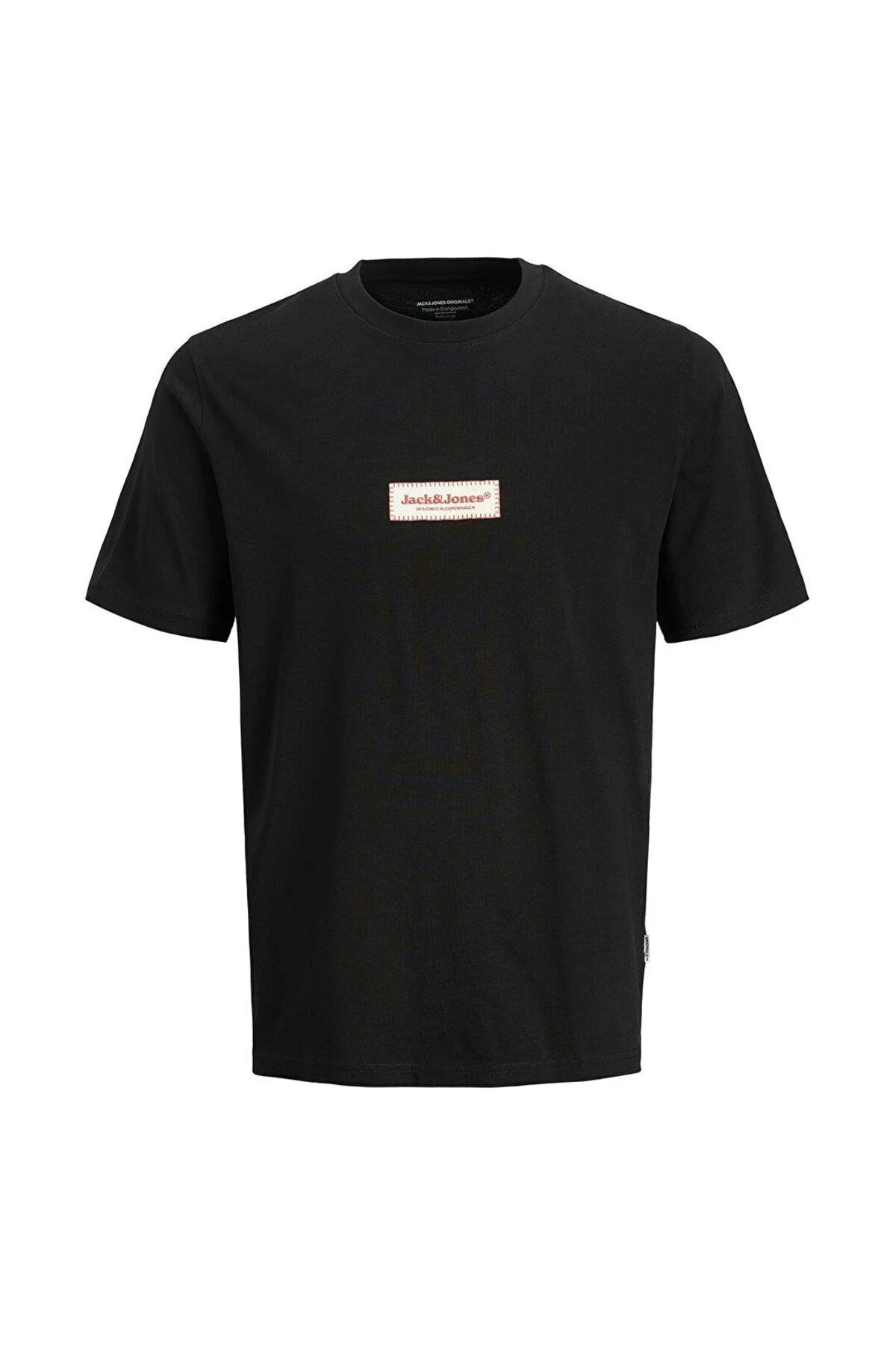 تی شرت سایز بزرگ مردانه جک و جونز JOR SPLIT FAKE STITCH BRANDING TEE MEN'S ZERO YAKA Jack & Jones