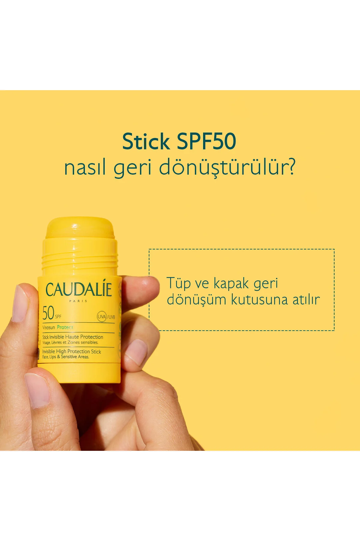 Caudalie ضدآفتاب مخفی وینوسان پروتکت با SPF 50+
