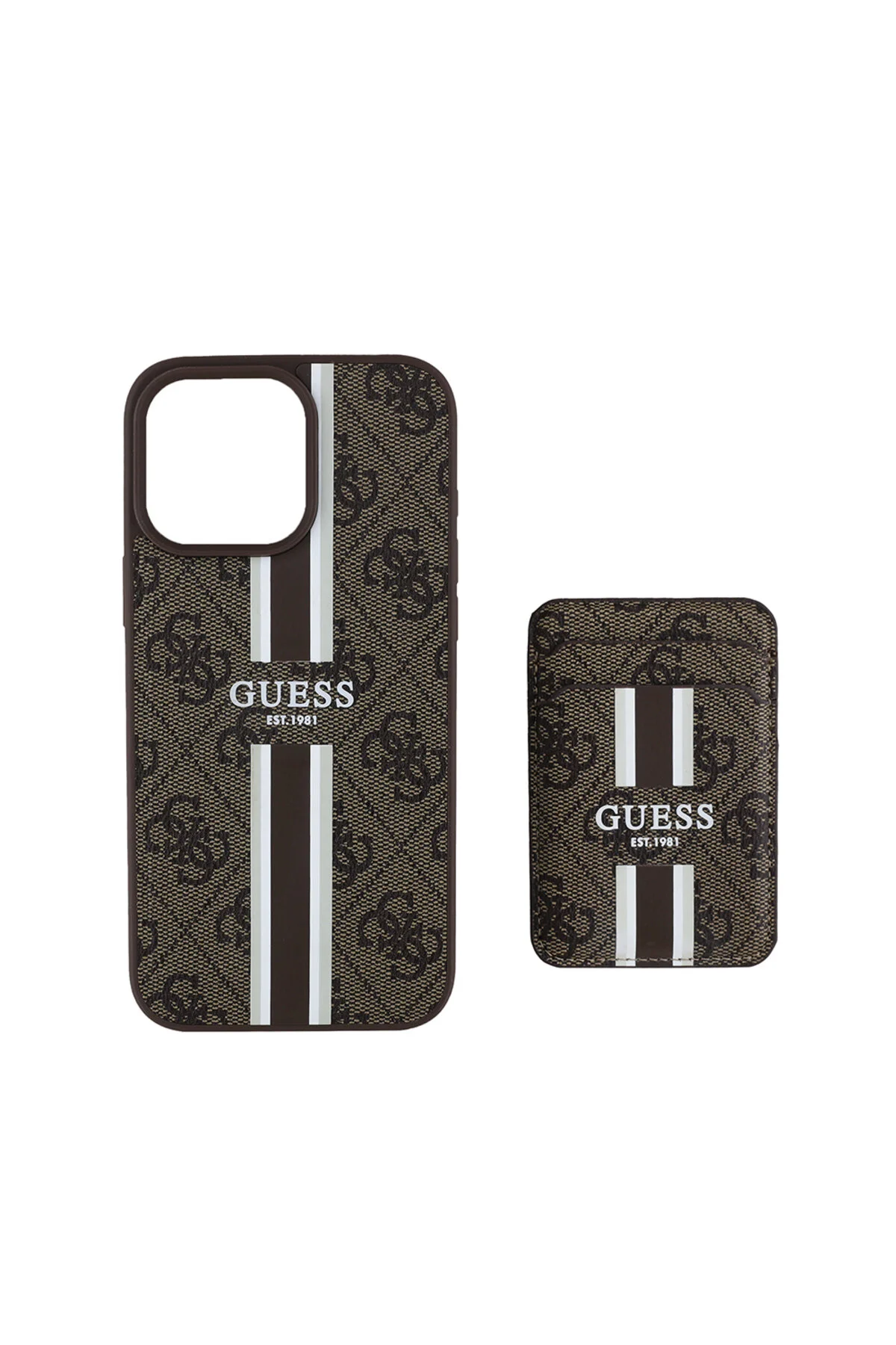 کاور و قاب محافظ IPHONE 15 PRO MAX GUESS LICENSED MAGSAFE FEATURED 4G الگوی نگهدارنده کارت راه Guess
