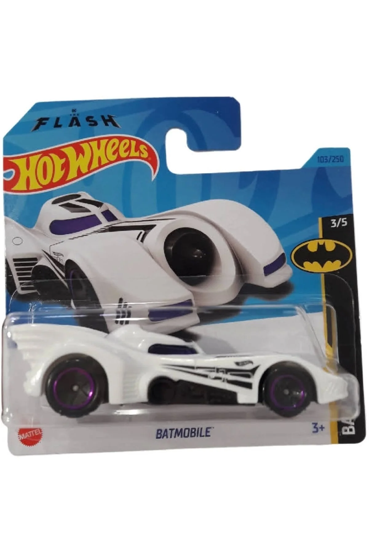 ماشین اسباب بازی BATMOBILE BATMAN FLASH 3 5 هات ویلز اورجینال HOT WHEELS
