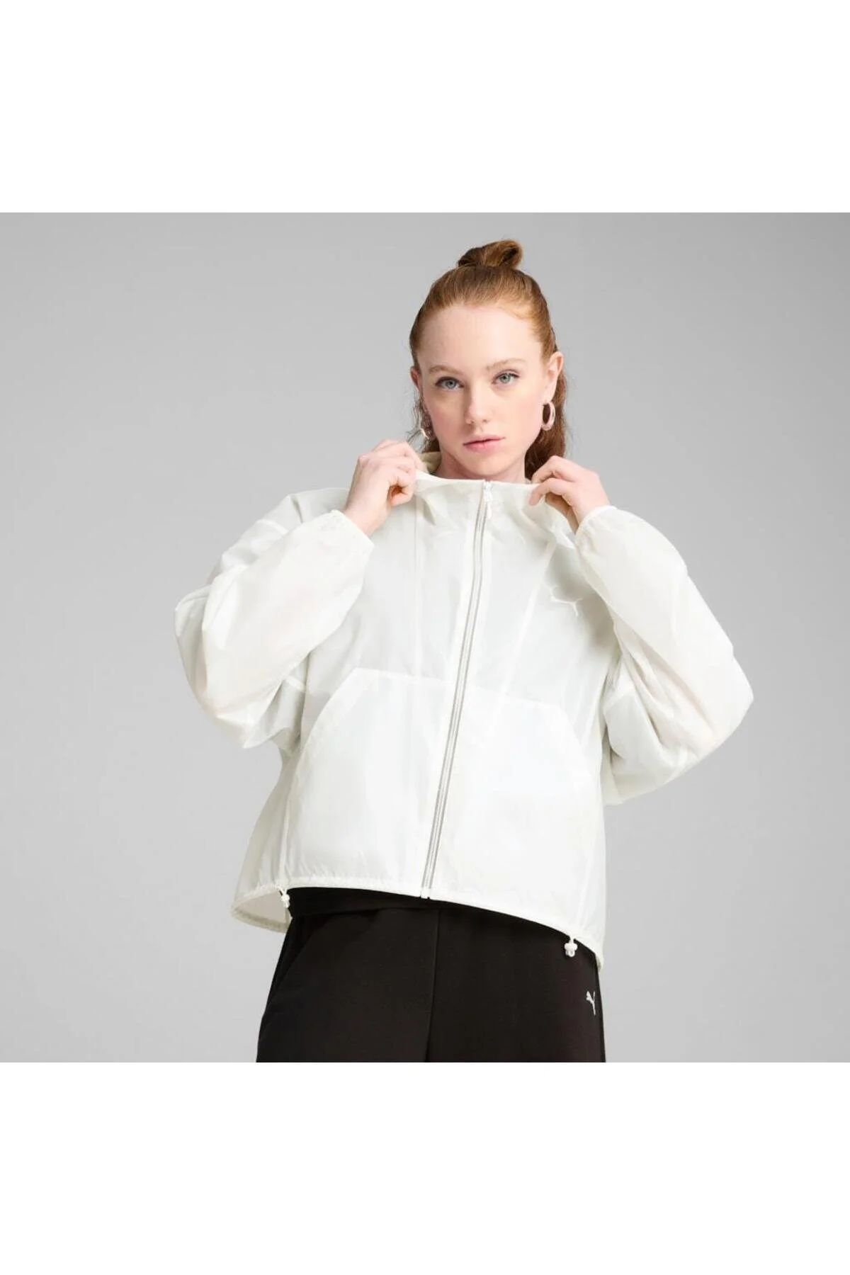 کت سفید زنانه سایز بزرگ UV WIND پوما Puma