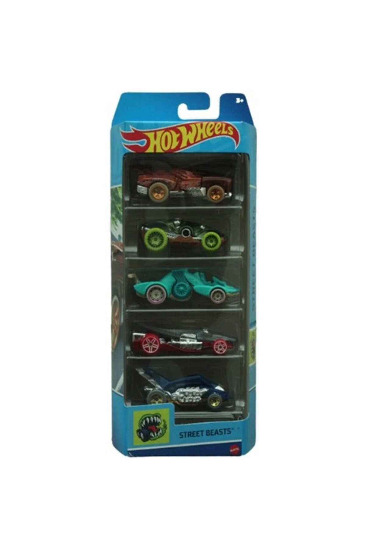 HOT WHEELS ست ماشین 5 تکه 01806 Hfv91 Street Beasts