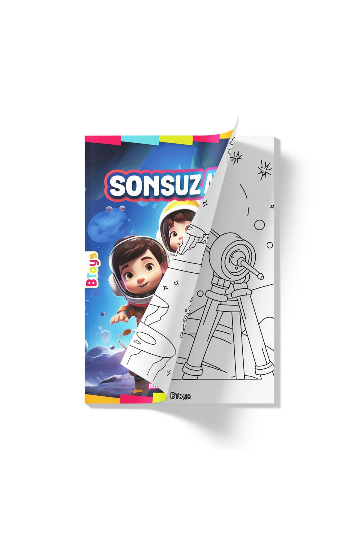 کتاب های رنگ آمیزی ماه بی پایان 48 صفحه BToys