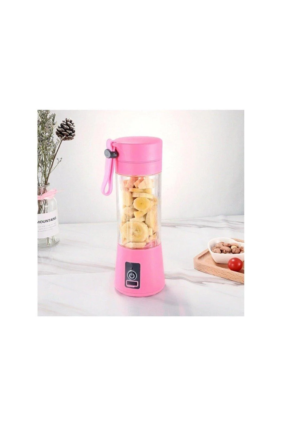 آب میوه و سبزی گیری مخلوط کن دستی قابل حمل 380 میلی لیتری USB شارژ اورجینال bilger