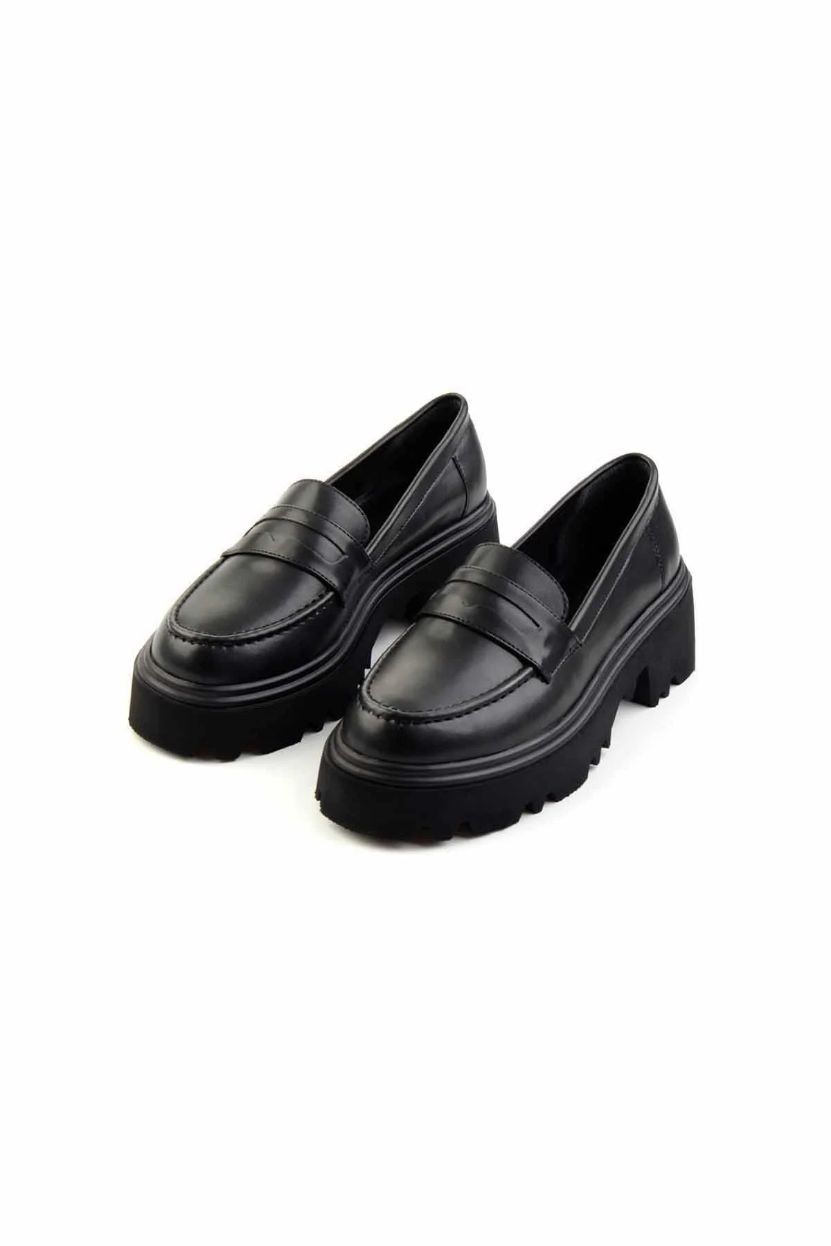 کفش زنانه سیاه Loafer بامبی Bambi