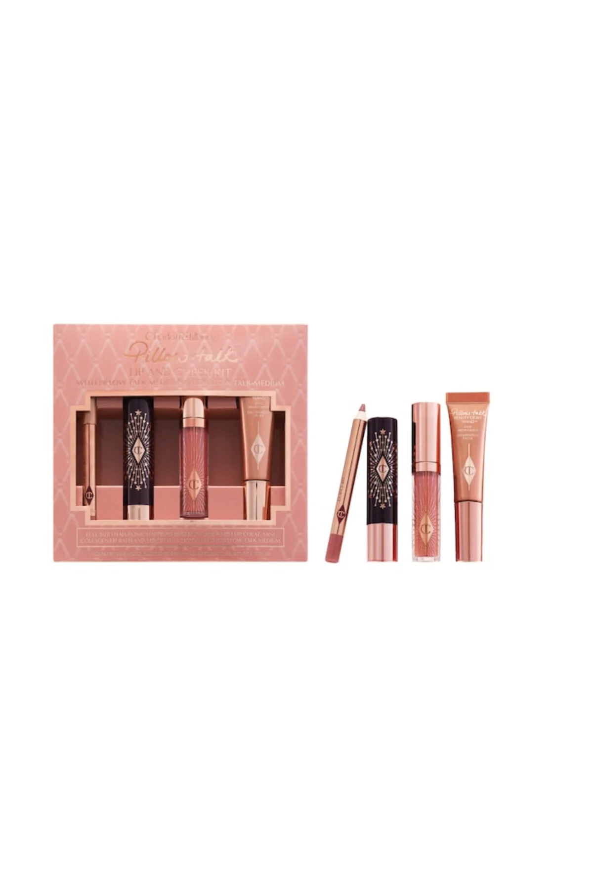 ست آرایشی کیت لب و گونه نمادین اورجینال charlotte tilbury