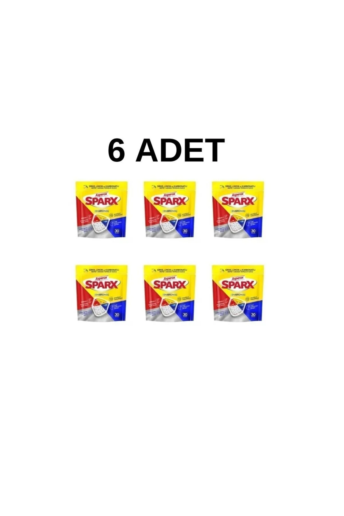 قرص و پودر ماشین ظرفشویی مواد شوینده SPARX 30 ASPEROX