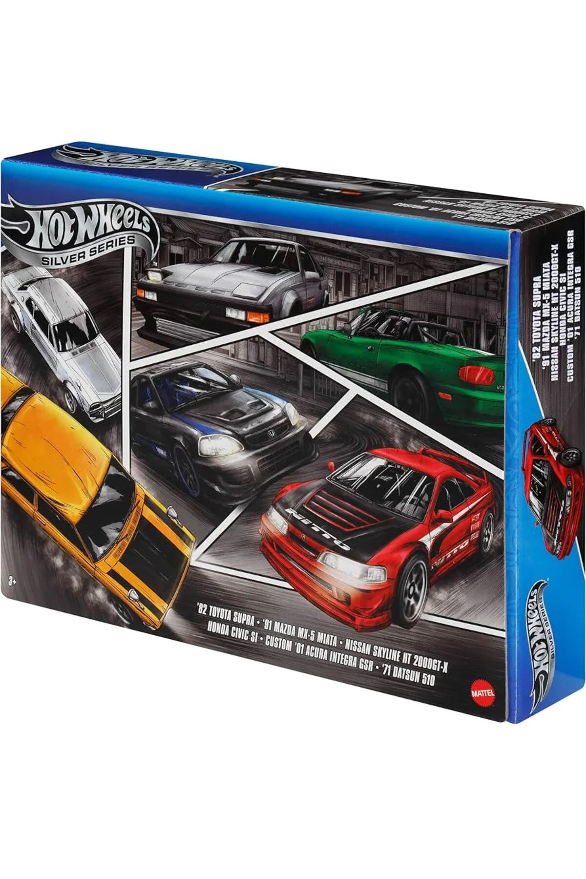 ماشین اسباب بازی HOTWHEELS 6 قطعه با مضمون ژاپنی HOT WHEELS