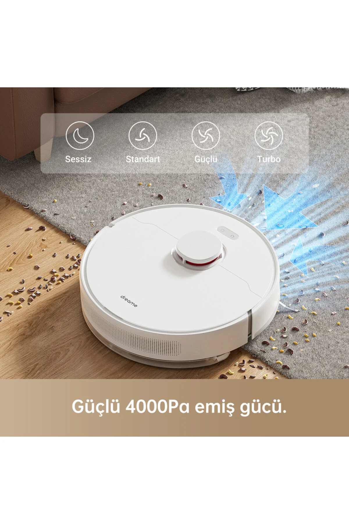 جاروبرقی رباتیک D10 PLUS اورجینال Dreame