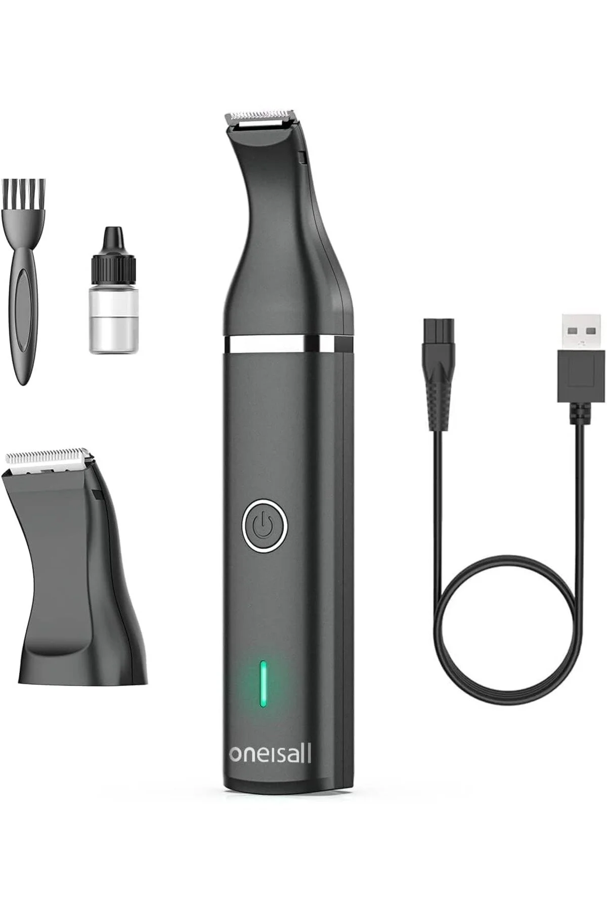 ماشین اصلاح ناخن سگ و کلیپ مو شارژ مجدد USB ساکت ریش تراش دو سر oneisall
