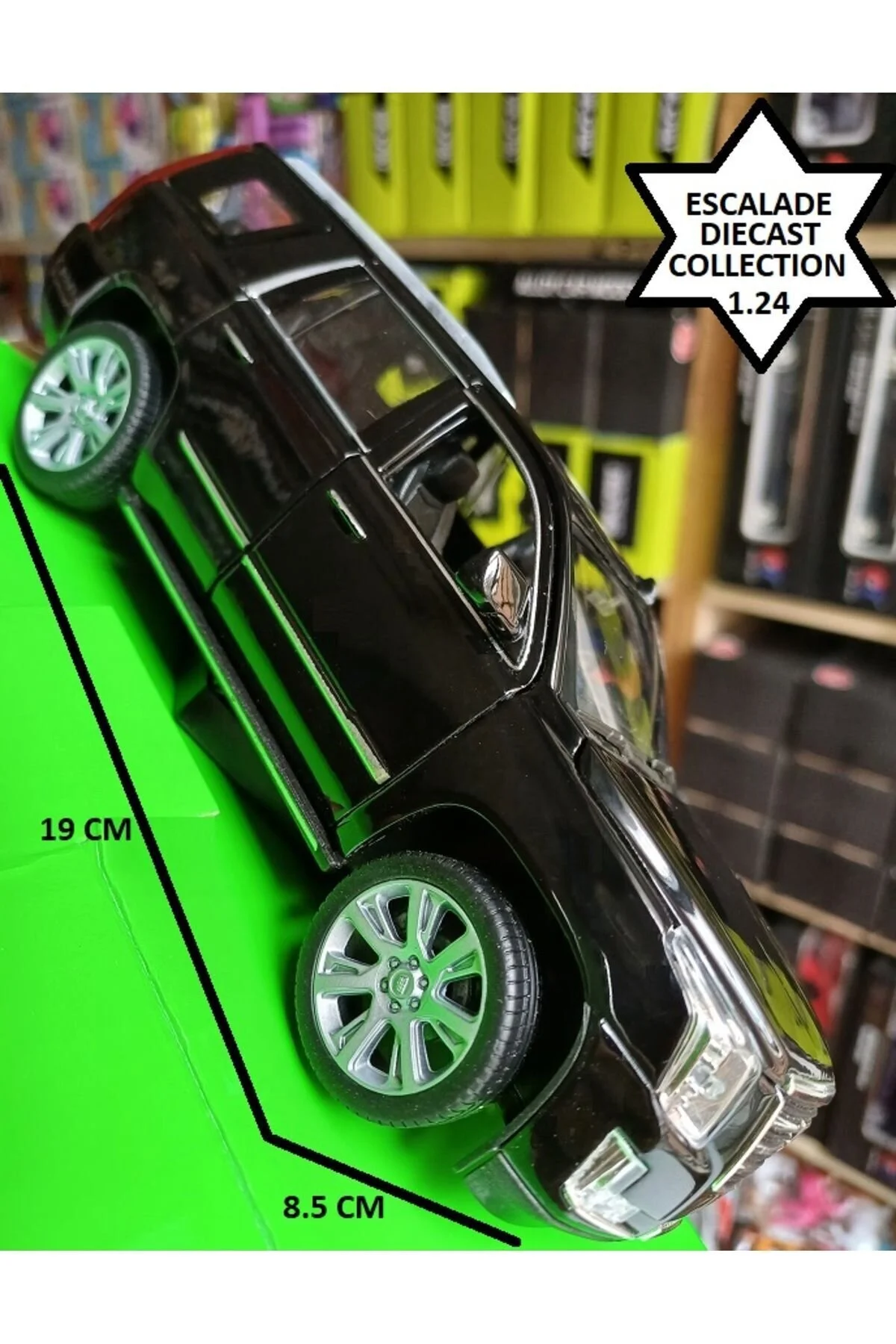 مدل خودرو CADILLAC ESCALADE 2017 اصلی DIECAST COLLECTION METAL 1.24 DOORS CAR KAPUT OYUNCAKSAHİLİ