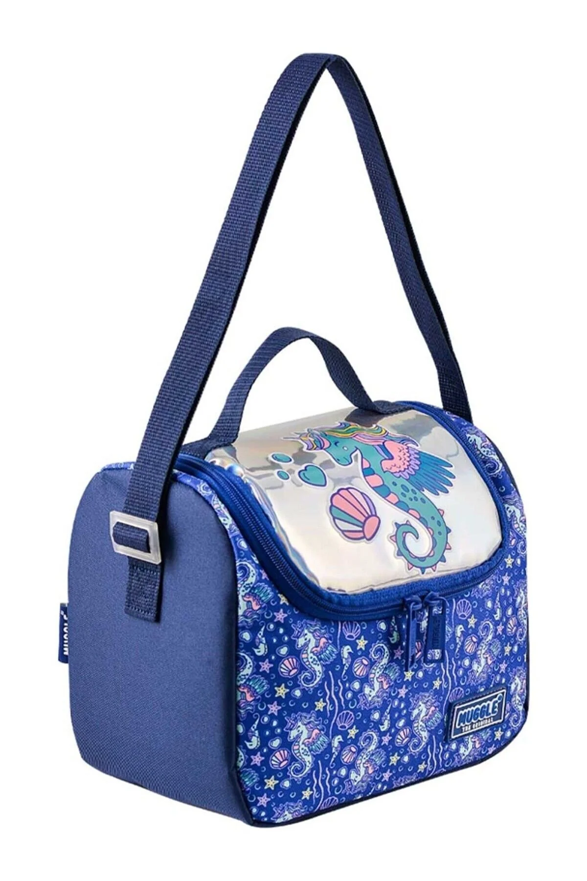 کیف ناهار دخترانه و پسرانه بچگانه MUGGLE ORIGINAL GIRL POWER COLLECTION BLUE THERMOS NUTRITION BAG MU ERA