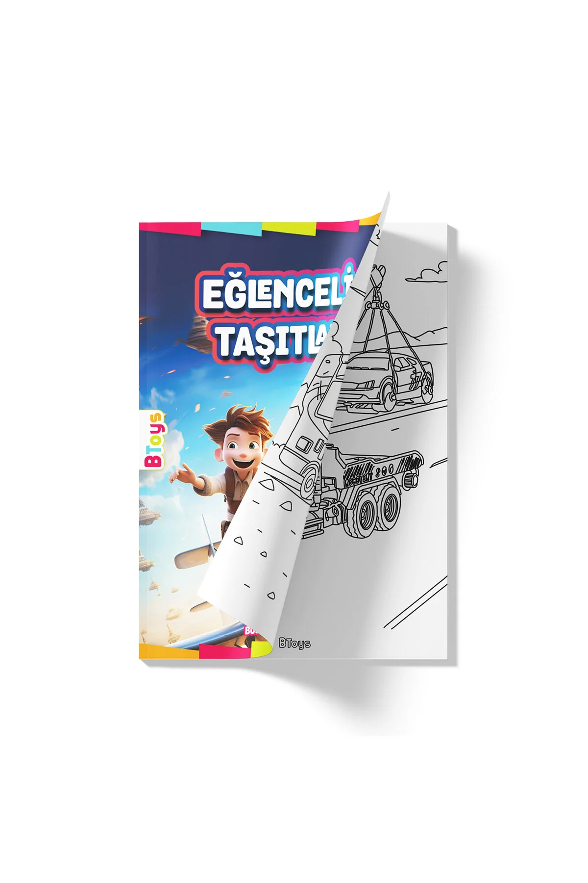 کتاب های رنگ آمیزی وسایل نقلیه 24 صفحه BToys