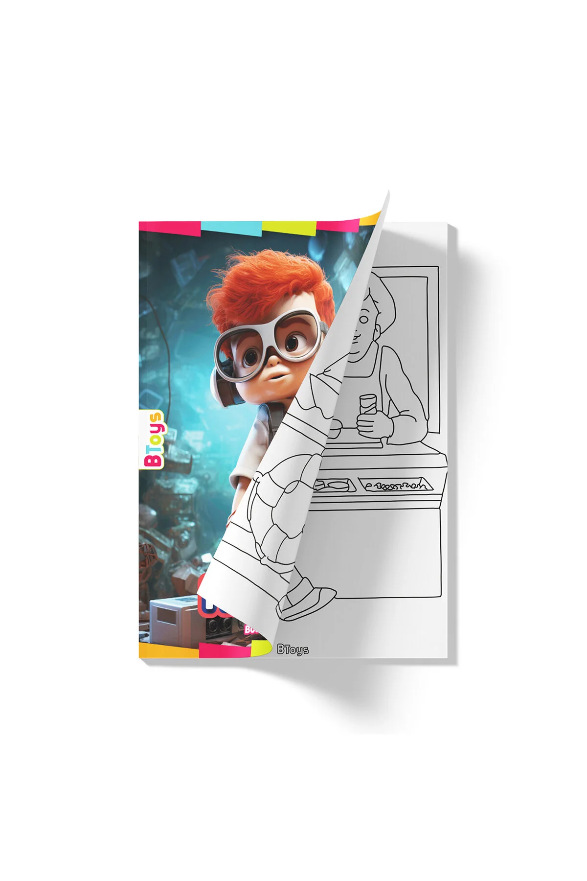 کتاب های رنگ آمیزی حرفه ها 24 صفحه BToys