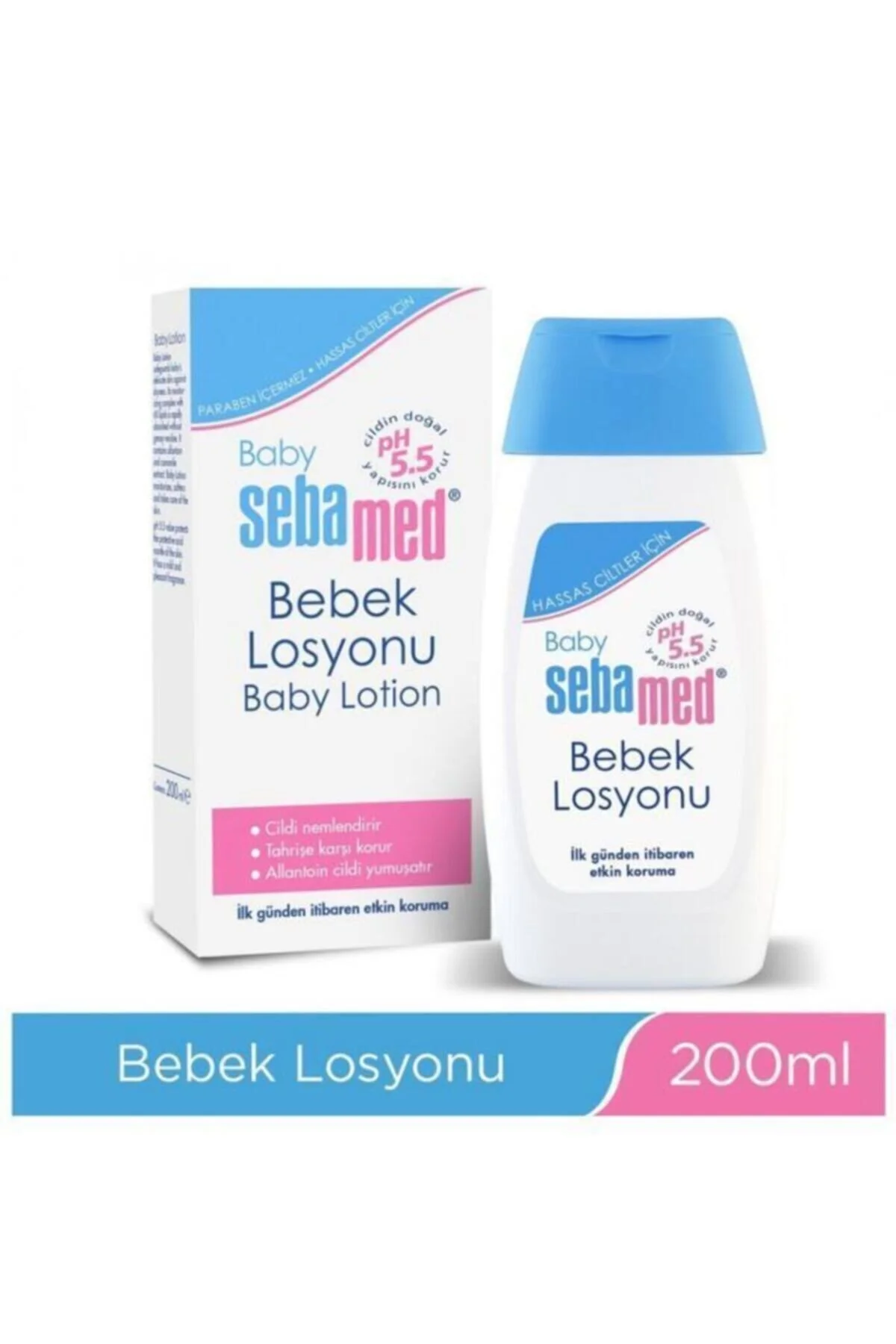 کرم و روغن بچه لوسیون کودک 200 میل اورجینال Sebamed
