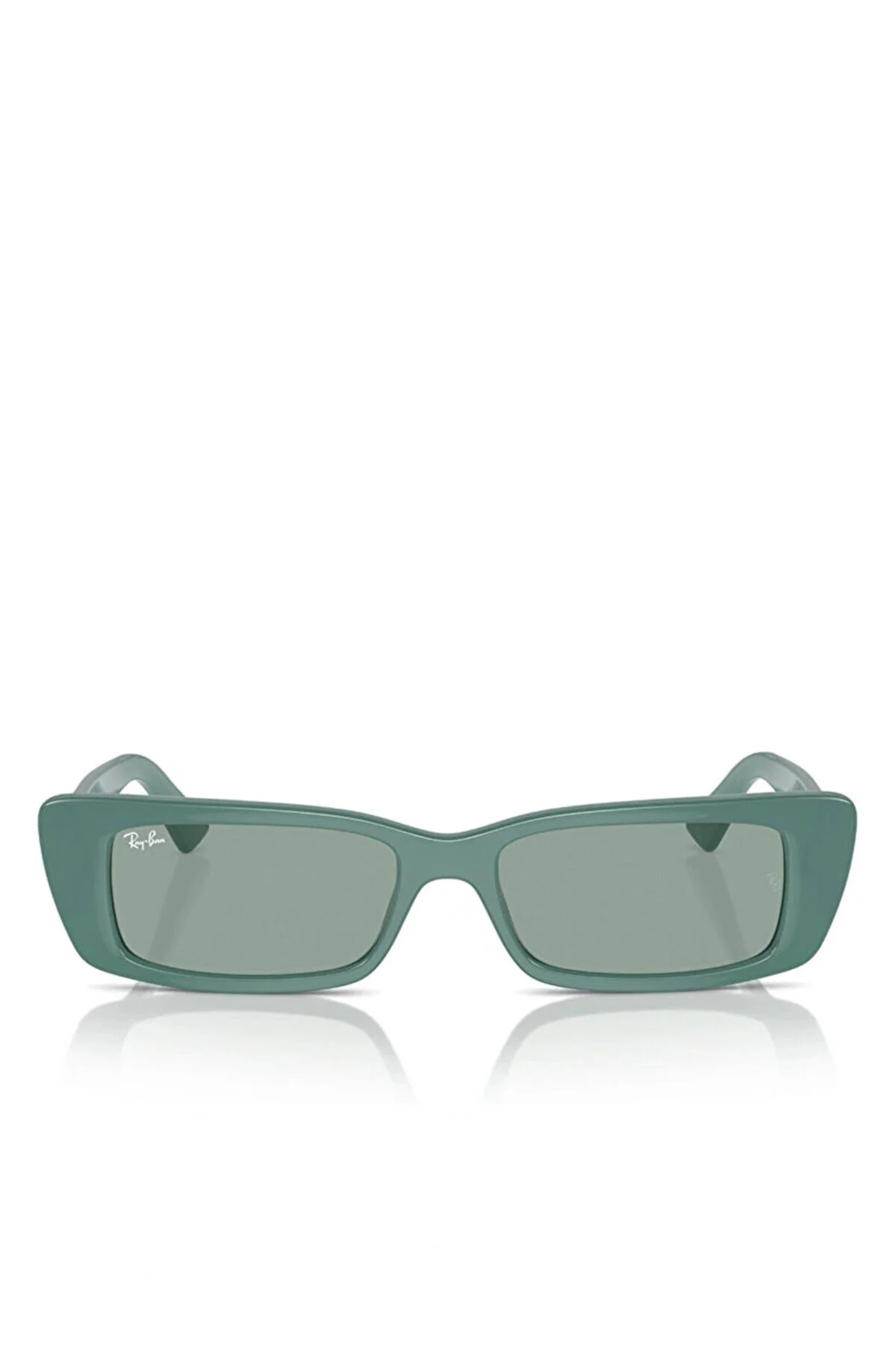 ست لوازم جانبی عینک آفتابی یونیسکس سبز مستطیلی ری بن Ray-Ban