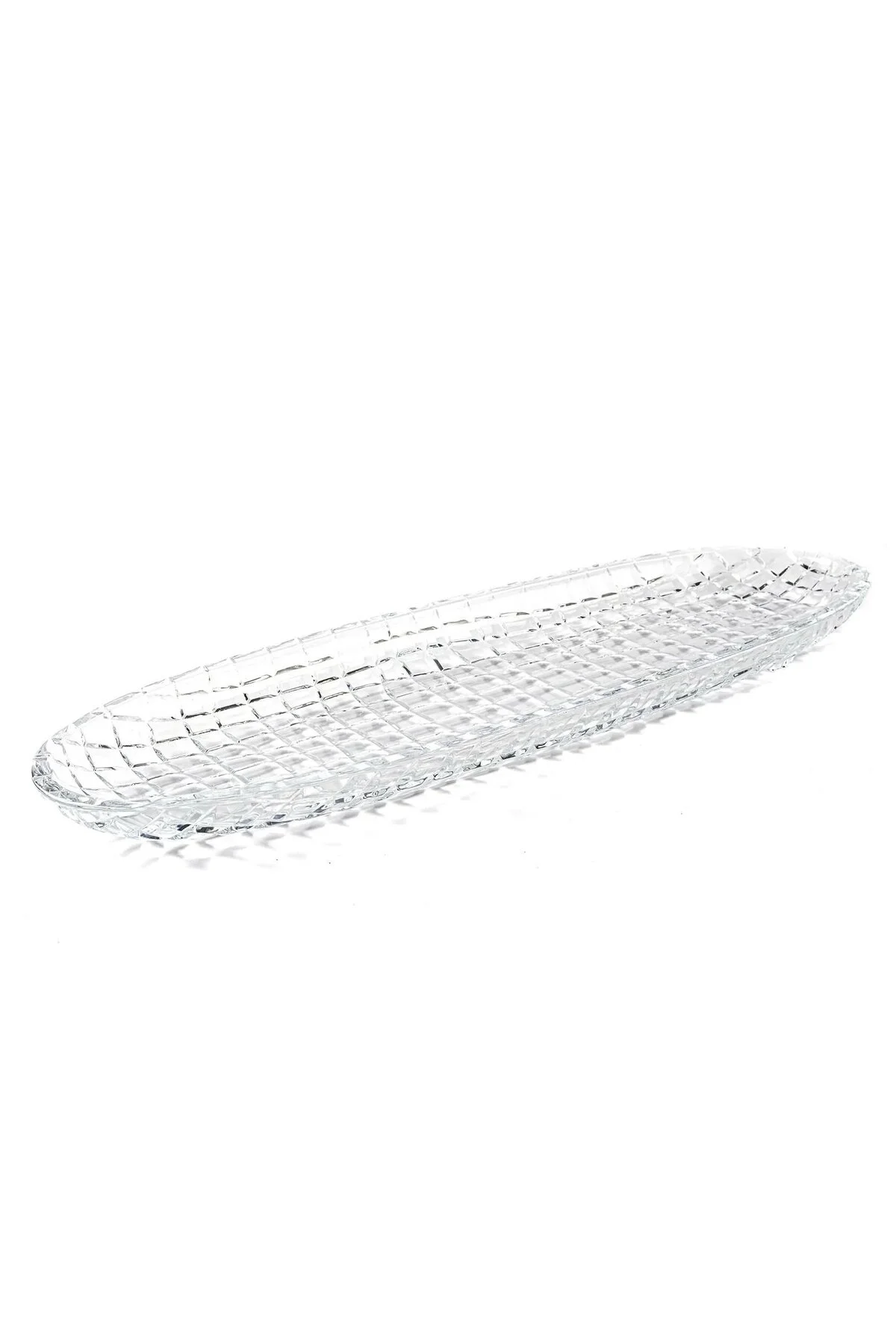 بشقاب صفحه خدمات شیشه ای بیضی 50X16X3 سانتی متر Mikasa Moor