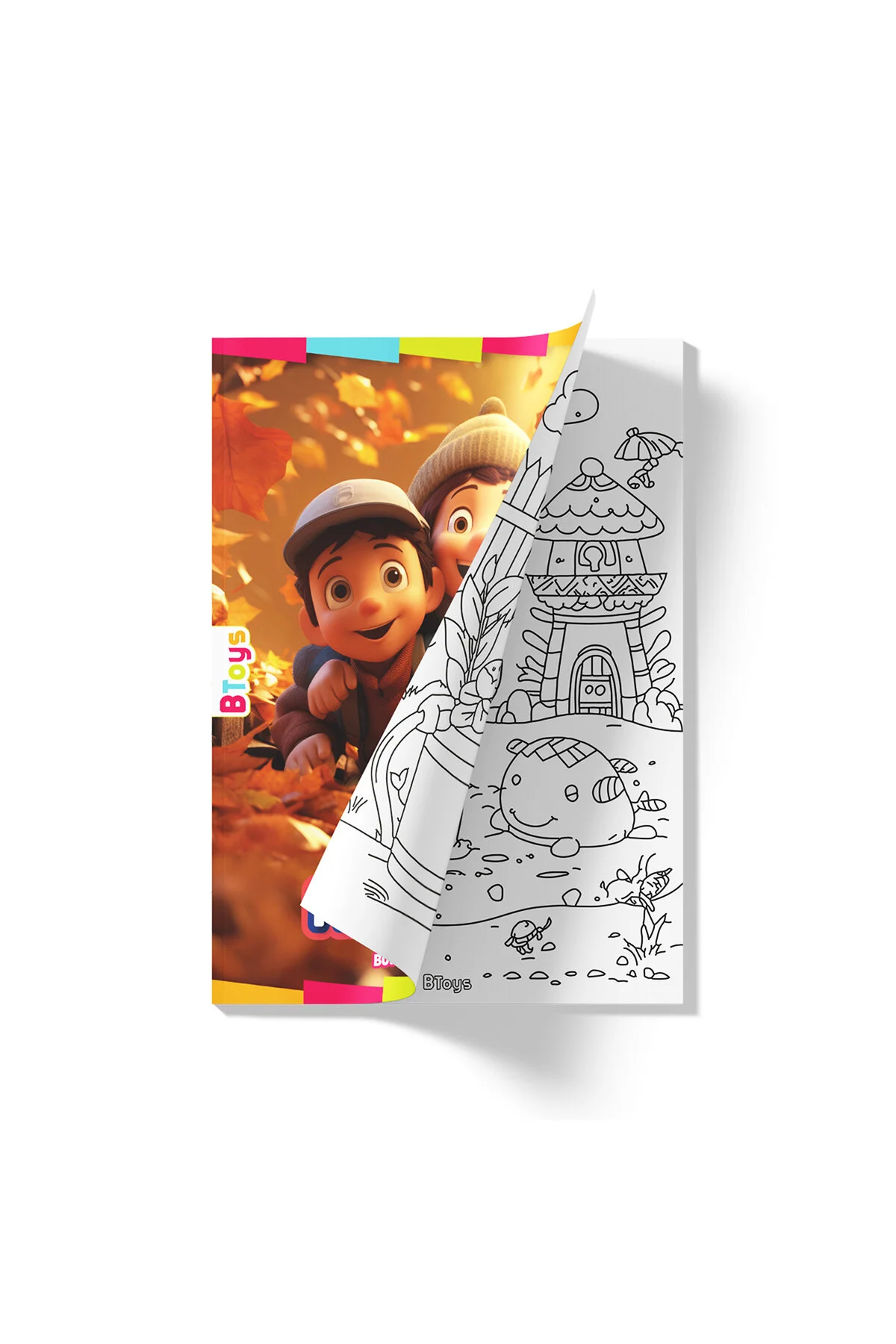 کتاب های رنگ آمیزی فصول 24 صفحه BToys