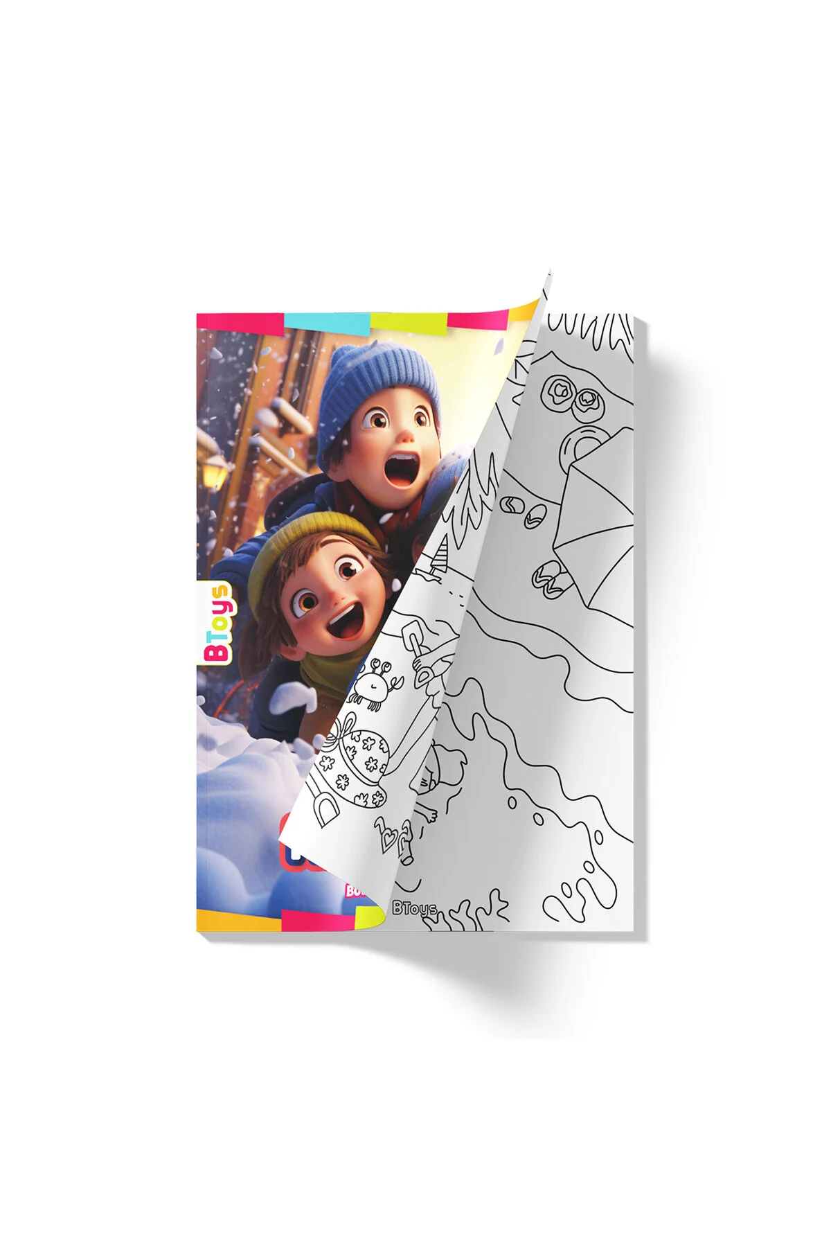 کتاب های رنگ آمیزی فصول 48 صفحه BToys