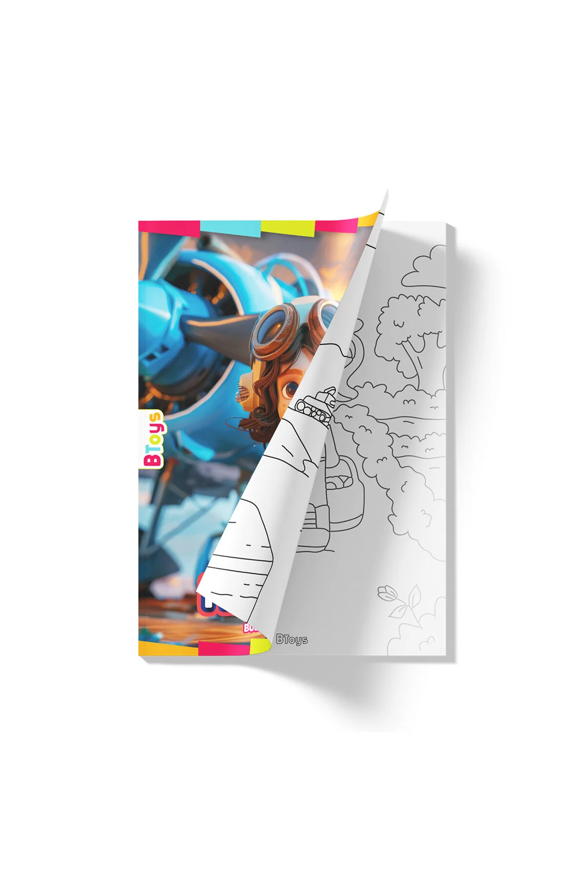 کتاب های رنگ آمیزی حرفه ها 48 صفحه BToys