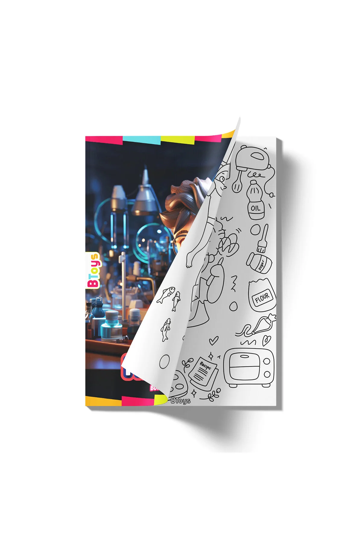 کتاب های رنگ آمیزی حرفه ها 32 صفحه BToys