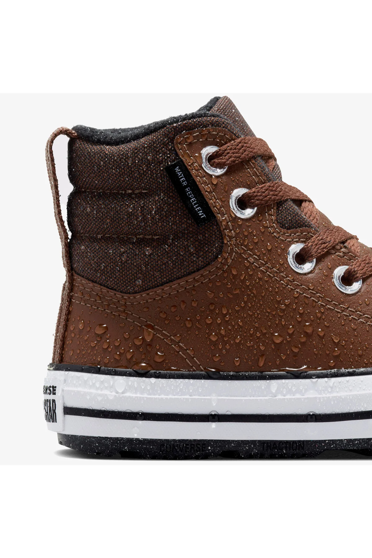 چکمه و بوت های چرم قهوه ای بچه گانه برکشایر آل استار چاک تیلور کانورس Converse