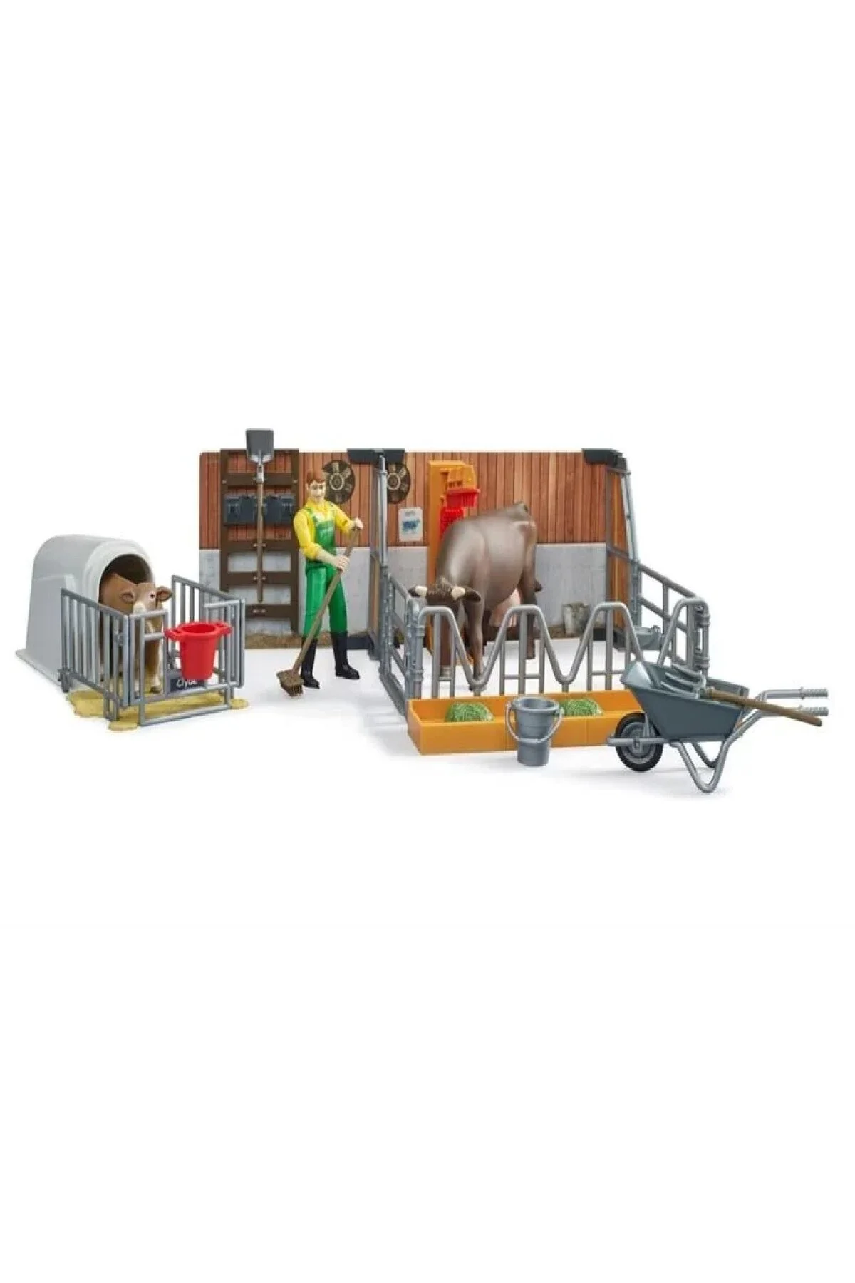 ماشین اسباب بازی مزرعه گاو BWORLD BR62611 اورجینال Bruder