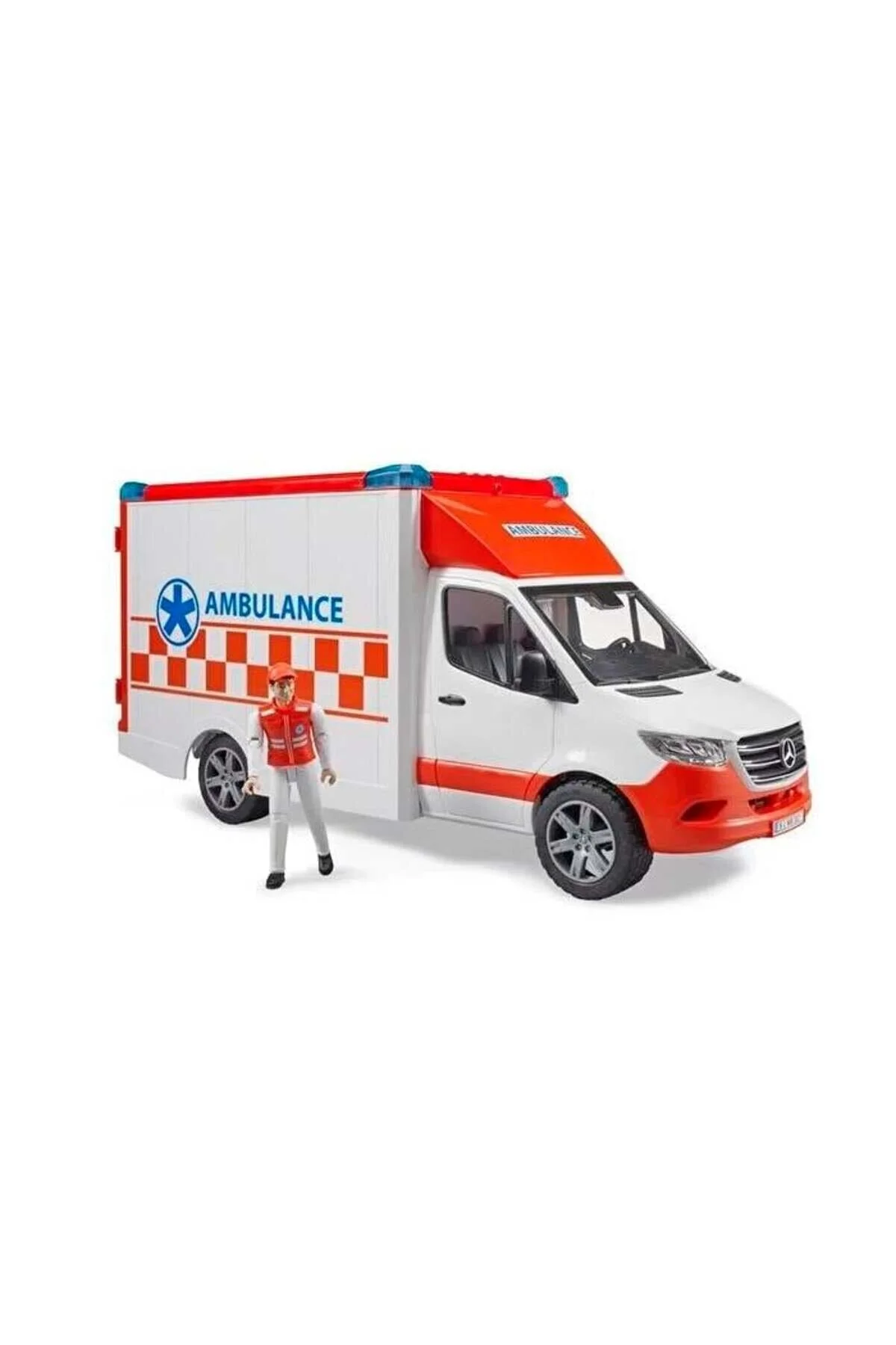 ماشین اسباب بازی AMBULANTA BUDER مرسدس بنز اورجینال Bruder
