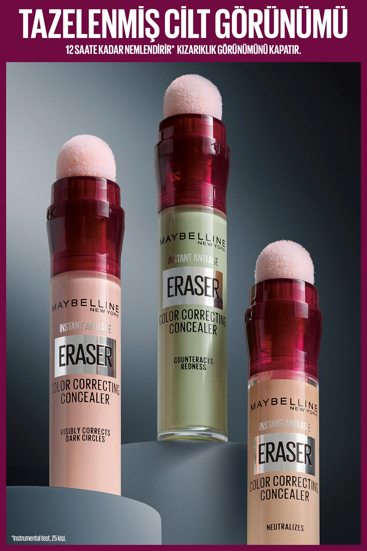 کانسیلر رنگ پاک کن ضد سن فوری همه چیز CONCERMER &amp; MINI SKY HIGH MASKARA Maybelline New York
