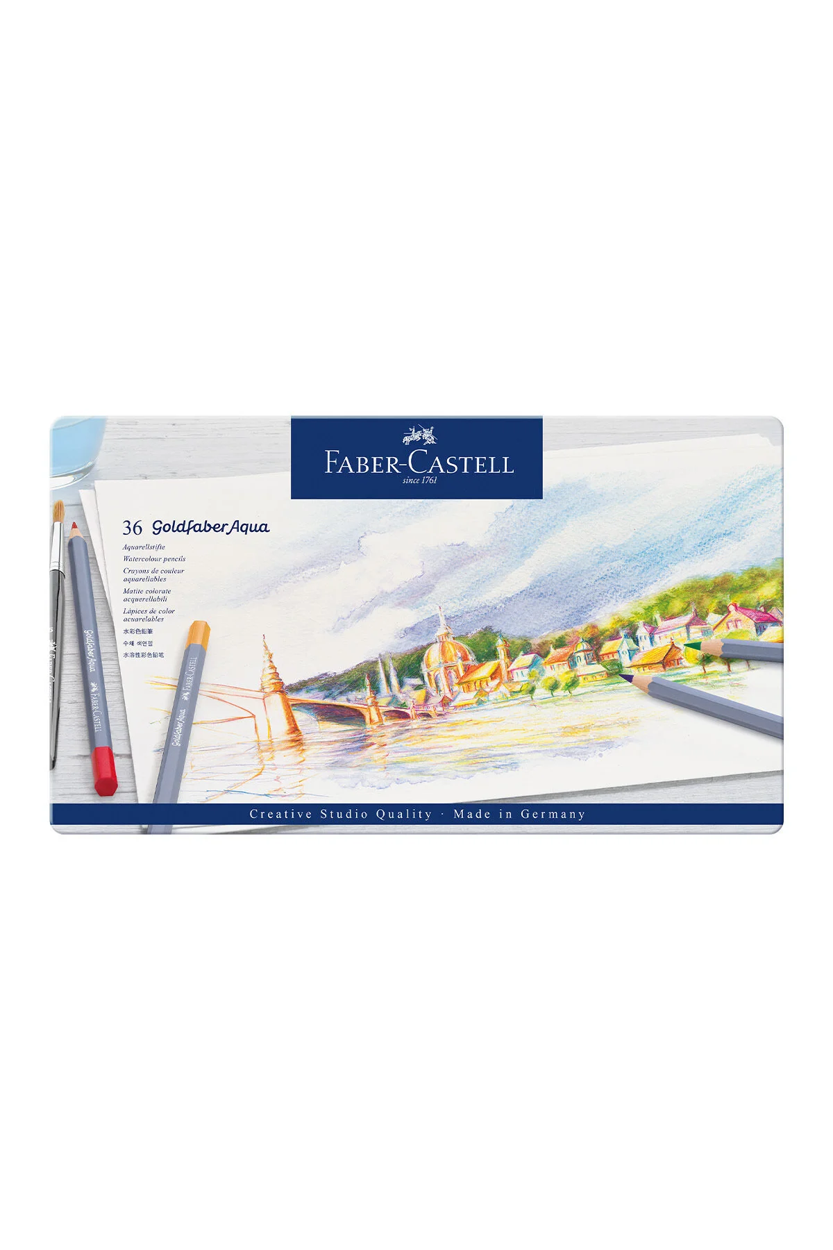 Faber Castell مداد رنگی گلدفابر Aquarel 36 Pack