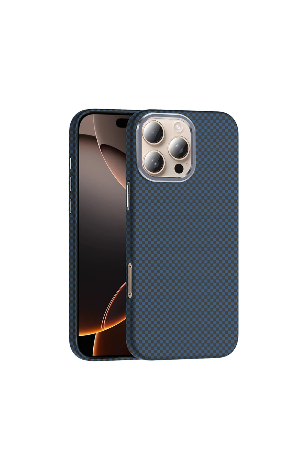 کاور و قاب روکش بسیار نازک سبک وزن با طرح فیبر کربن APPLE IPHONE 15 PRO سازگار MAGESAFE Canpay