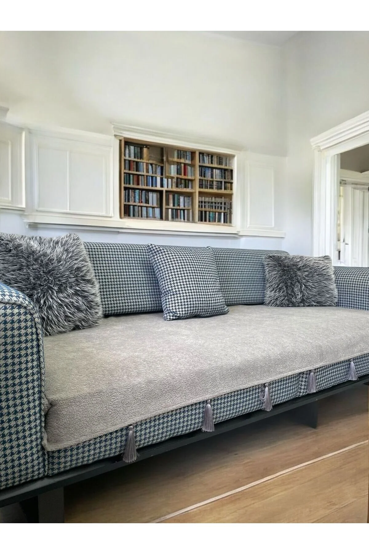 روکش مبل صندلی دوست داشتنی پوشش اثاثه یا لوازم داخلی TASSEL FREE BACK AND SEATING COVER 140X200 سانتی متر DESİGNBYASYAA