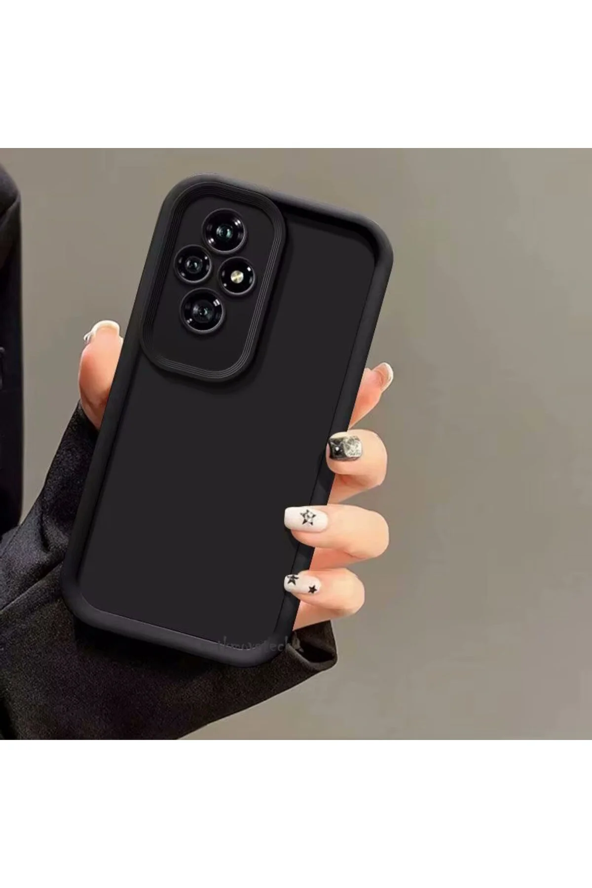 کاور و قاب HONOR 200 PRO CASE SOFT COLORFUL LAUNCH دوربین سیلیکونی محافظ قهوه سه بعدی با لبه ضخیم بیرون زده مووتک m.tk moveteck