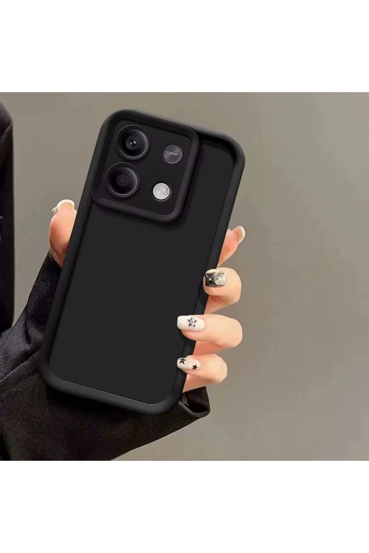کاور و قاب TECNO SPARK 30 4G RENKLI LANSMAN SILIKON KAMERA COFFE مووتک m.tk moveteck