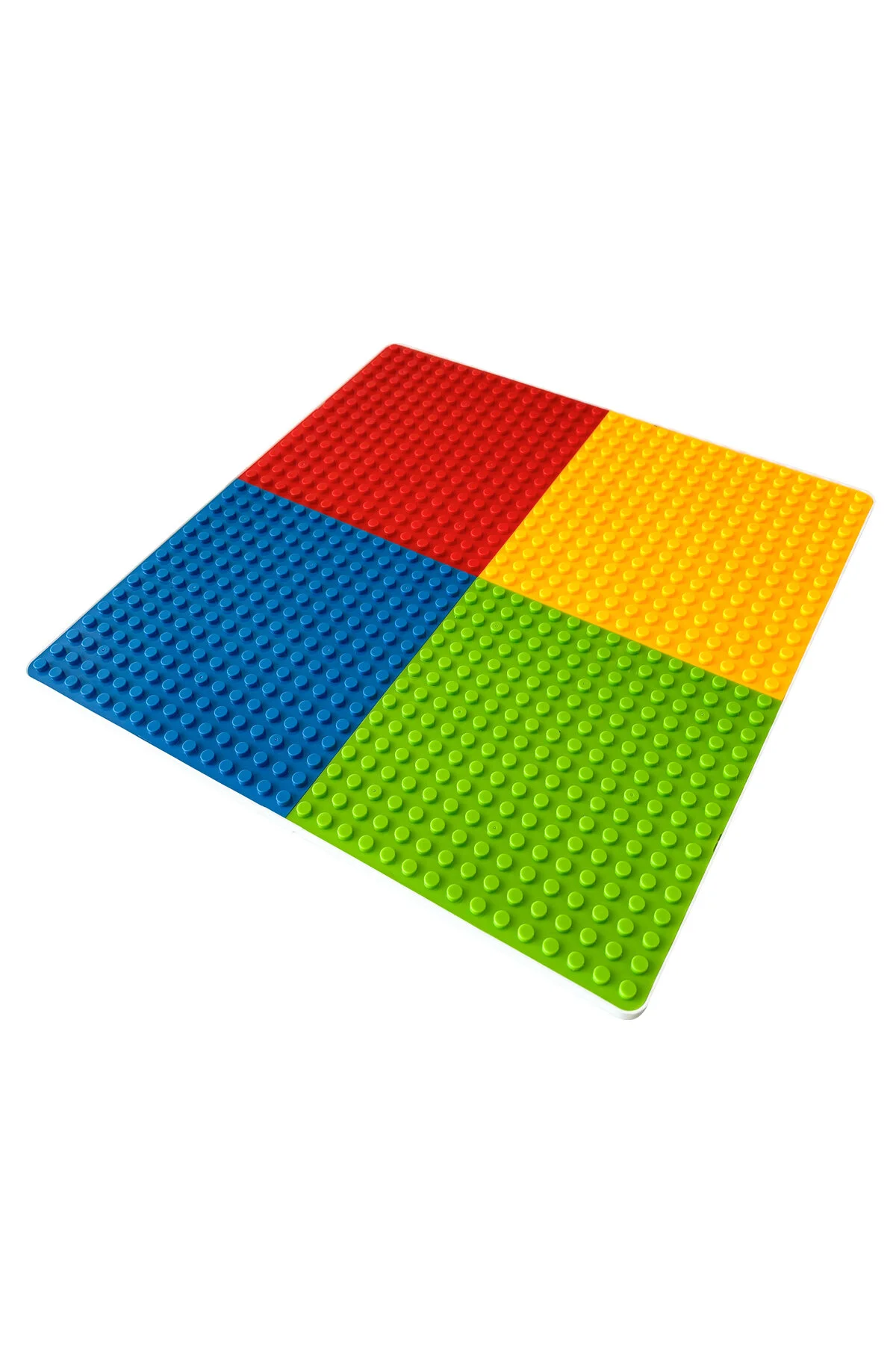 لگو و اسباب بازی های ساخت محور LEGODUPLOUCOMPATIBLE COLORFUL TOP MEGA SIZE FLOOR 51X51 CM از ترکیه Genel Markalar