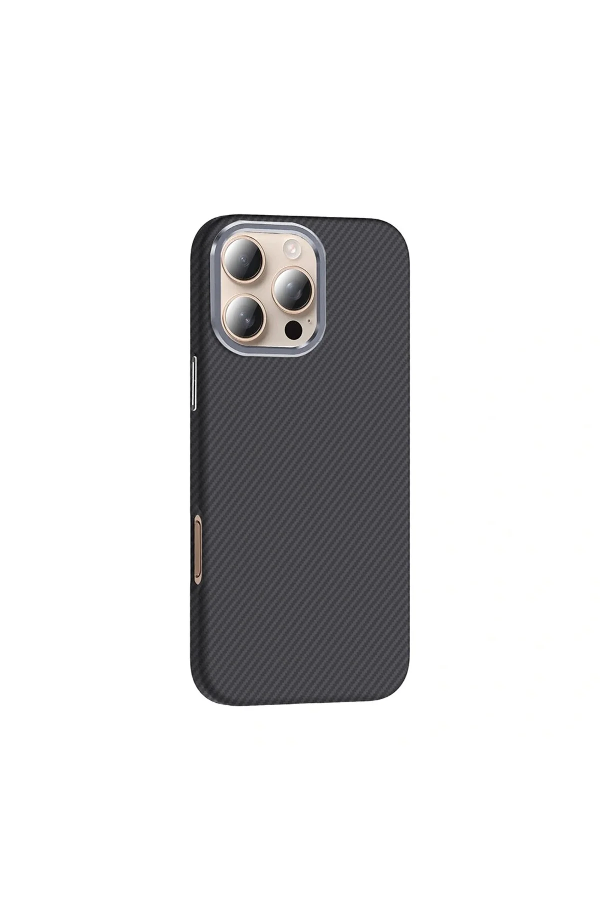 کاور و قاب APPLE IPHONE 16 PRO MAX CASE FIBER CARBON LOOK REDCLICK GROS COVER با قابلیت شارژ MAGSAFE Redclick