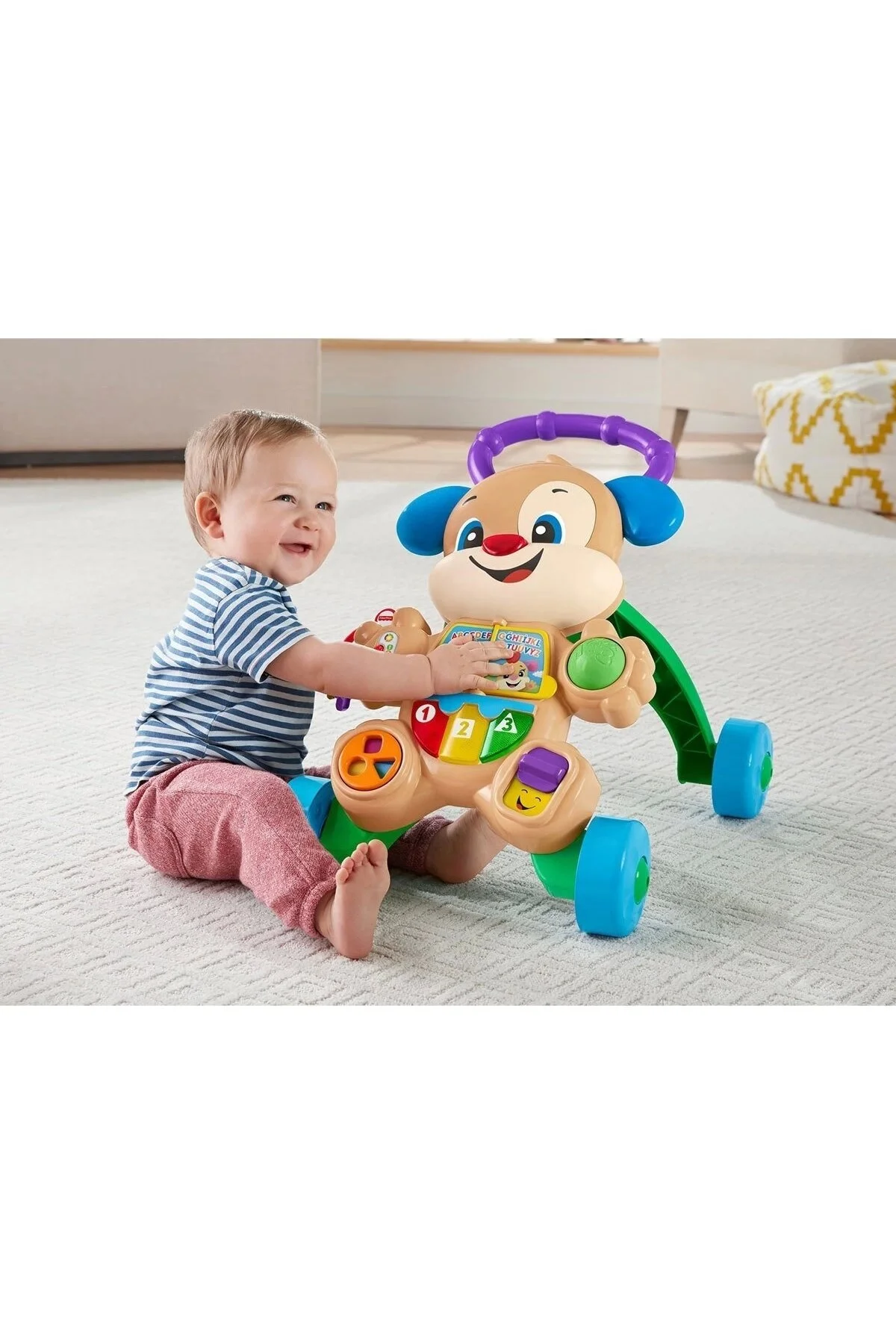 لاغر چند رنگ مردانه و زنانه اسکینی سگ آموزشی واکر ترکی اورجینال Fisher Price