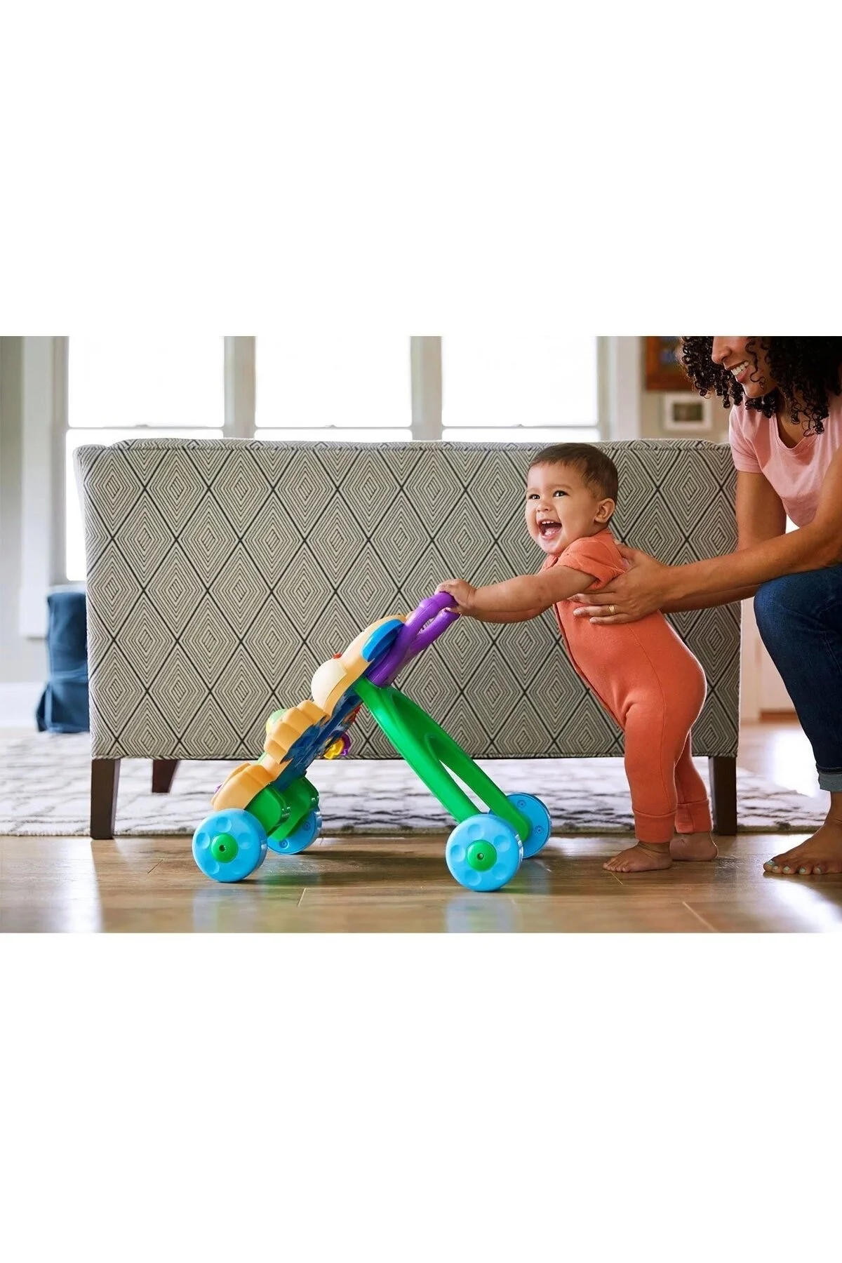 لاغر چند رنگ مردانه و زنانه اسکینی سگ آموزشی واکر ترکی اورجینال Fisher Price