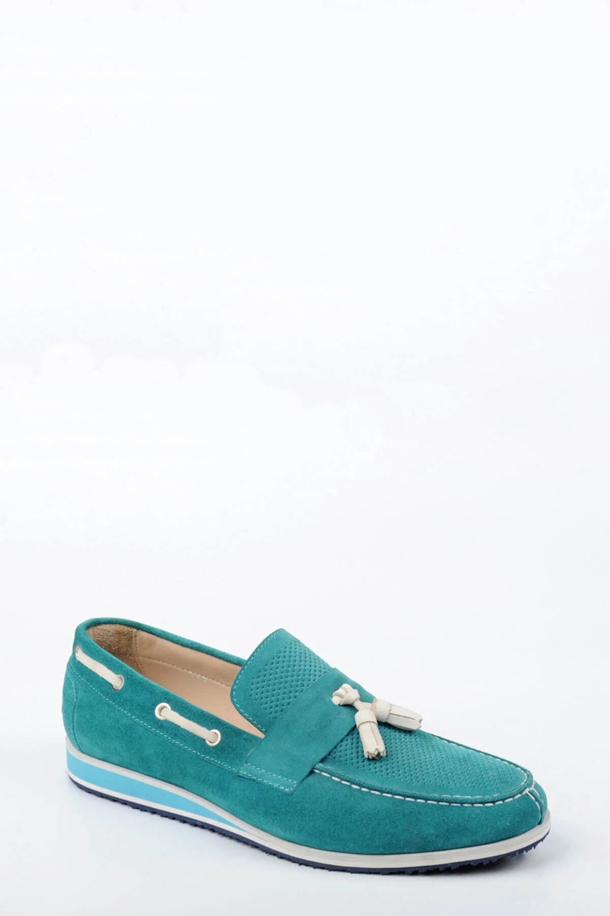 لوفر مردانه LOAFER MALE 183295 فیروزه اورجینال DOKA