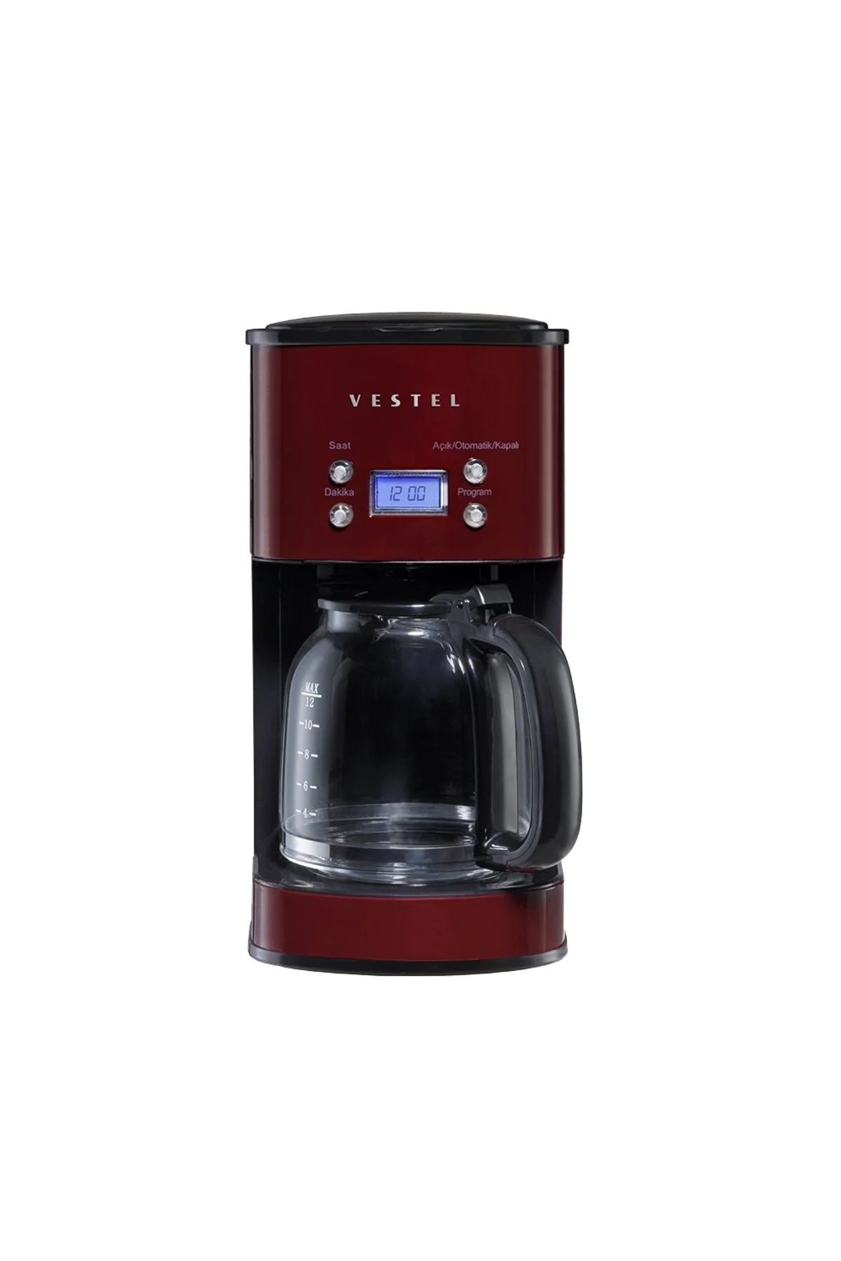 قهوه ساز فیلتری رترو کلارت فیلتر 1000W 12 فنجان اورجینال VESTEL