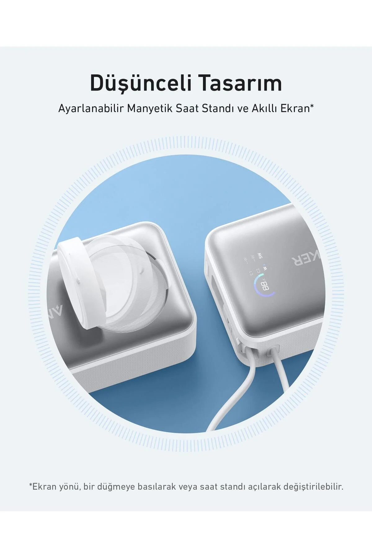 پاوربانک MAGGO POWERBANK 10K 35W برای APPLE WATCH WHITE A1657 Anker