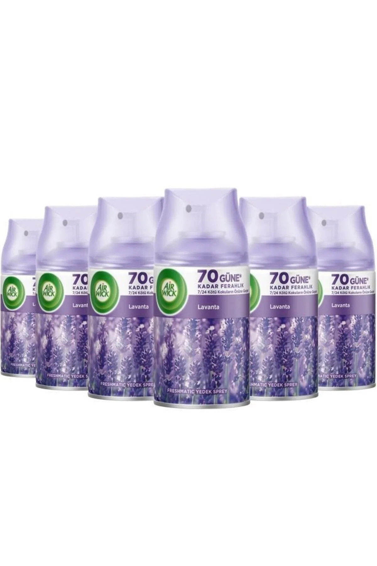 بوگیر و تصفیه کننده هوا ماشین آلات تازه کار عطر بوی اسپری اسطوخودوس X 6 قطعات Air Wick