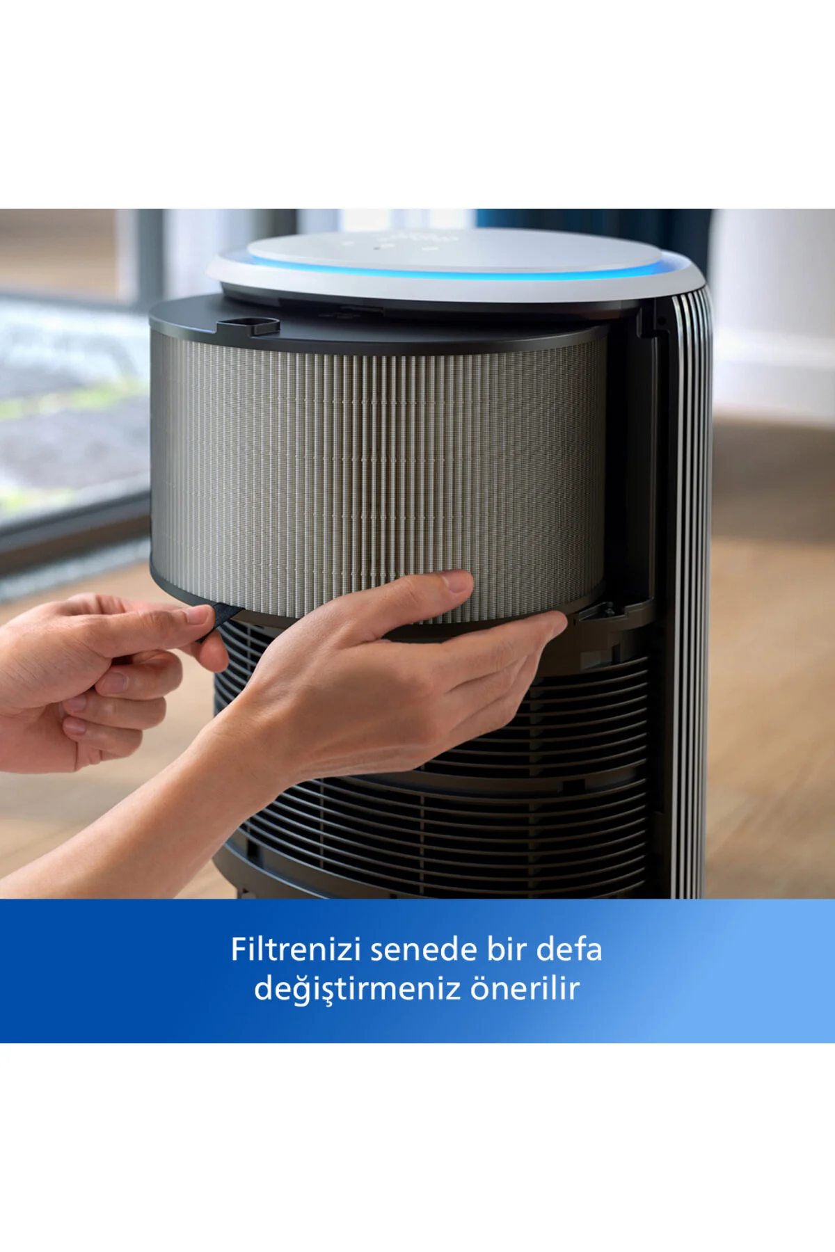 تصفیه کننده هوا دستگاه سری 3200 موثر تا 135 متر مربع کنترل از راه دور طریق برنامه AIR+ AC3220 10 اورجینال Philips