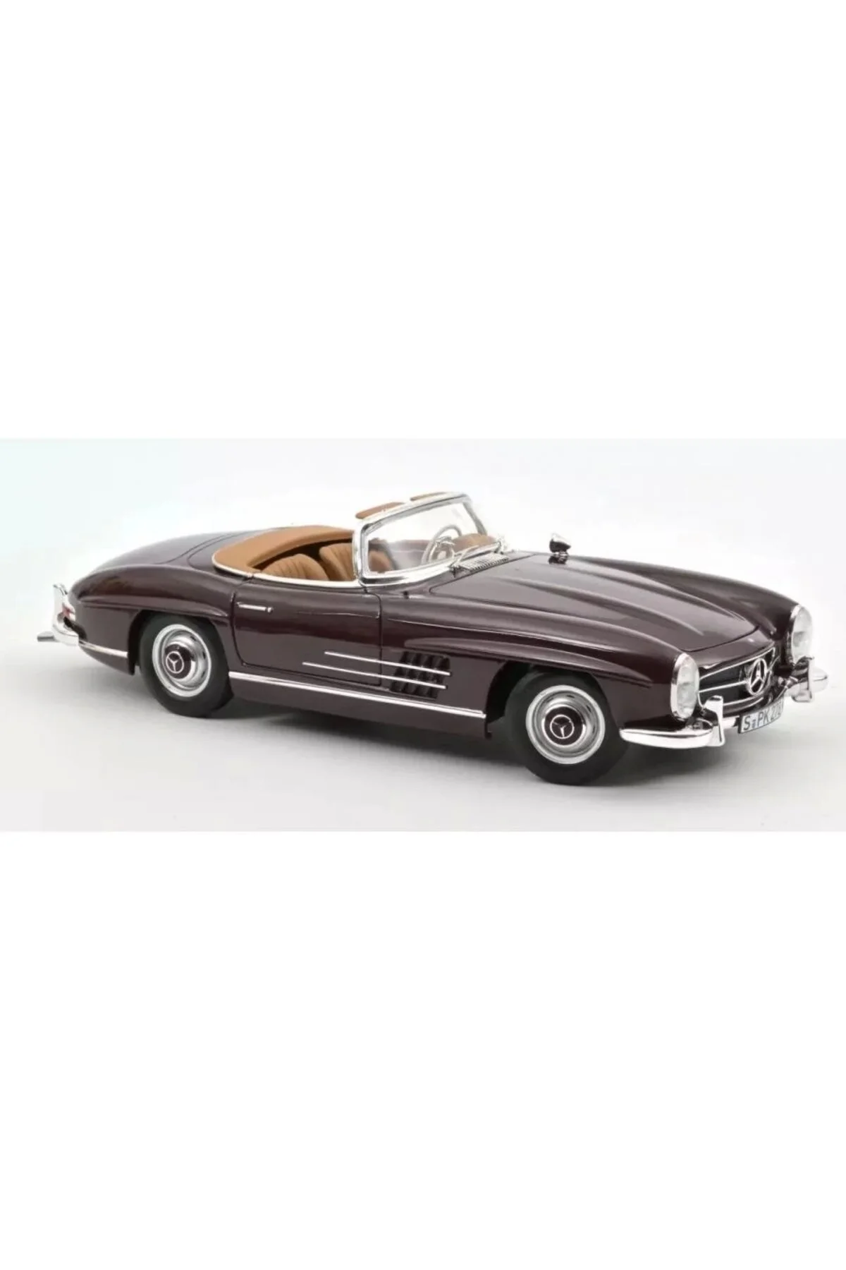 مدل خودرو مرسدس بنز 300 SL ROADSTER 1957 قرمز تیره نورو Norev