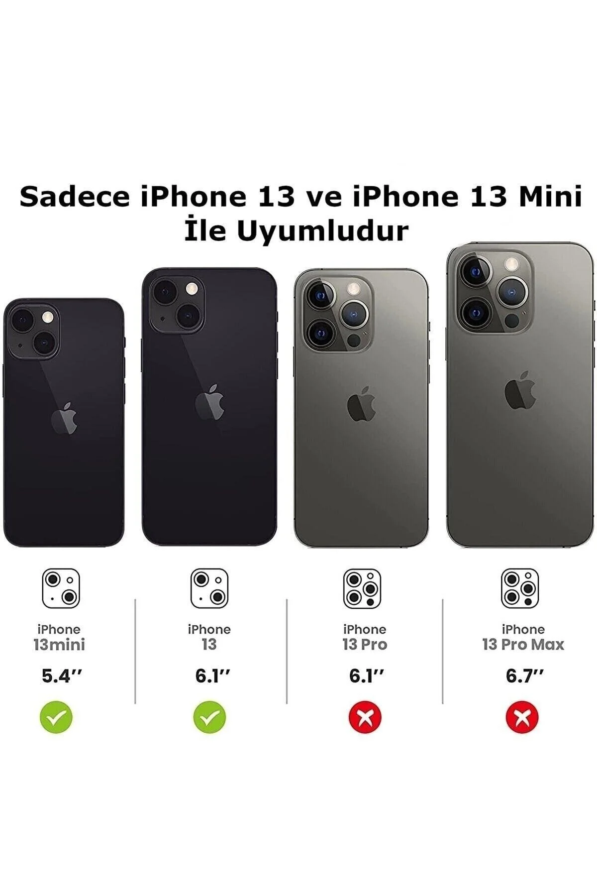 محافظ لنز دوربین سازگار APPLE IPHONE 13 &amp; MINI فیبکس Fibaks