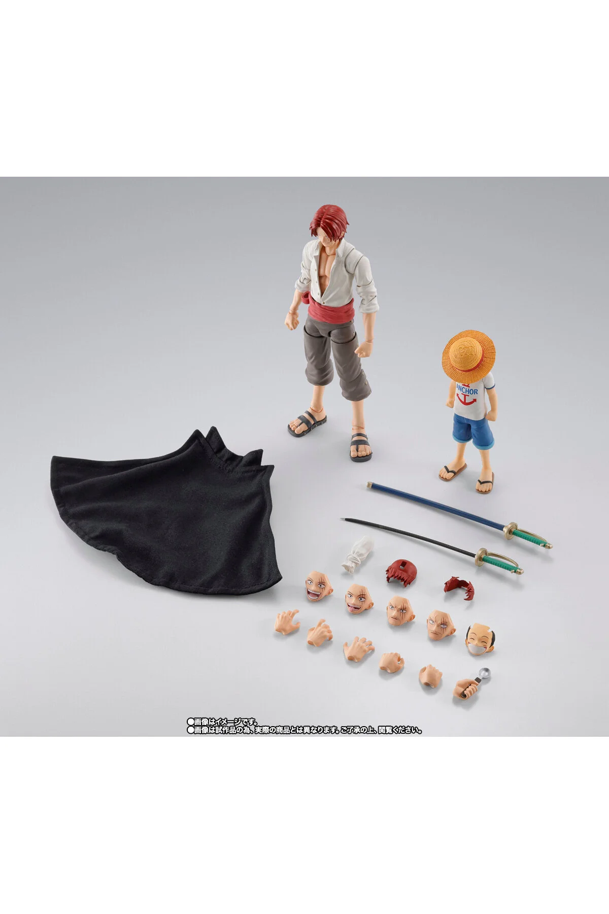 فیگور انیمه ONE PIECE S.H.FIGUARTS SHF SHANKS AND MONKEY D. LUFFY CHILDHOOD ACTION FIGURE از ترکیه BANDAI