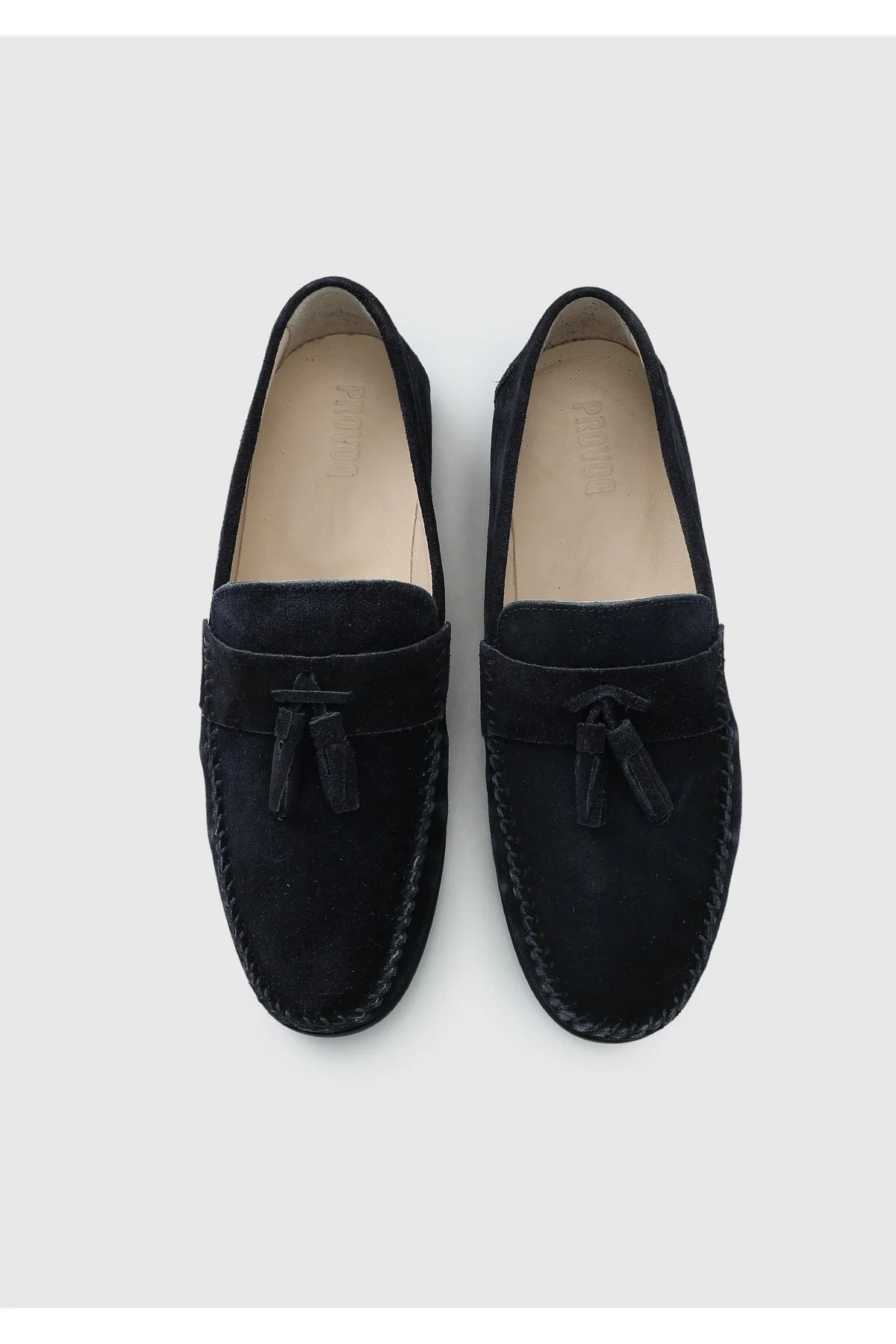 کفش Loafer Daily آبی مردانه چرمی سرمه‌ای پراوو Provoq