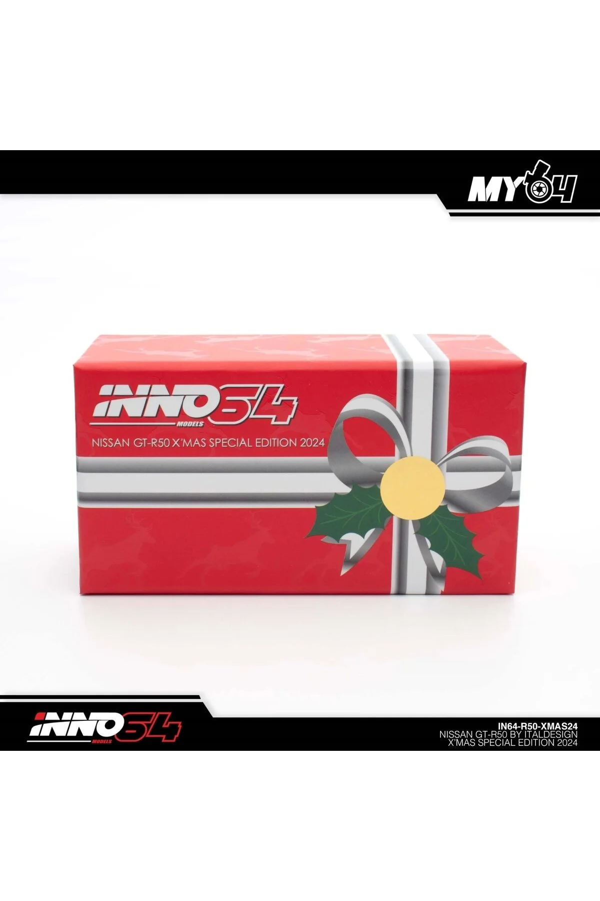 مدل خودرو INNO 1 64 NISSAN GT R50 XMAS 2024 SPECIAL EDITION IN64 XMAS24 اورجینال Inno 64 Models